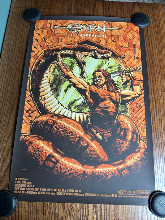 Jason Edmiston - Conan The Barbarian 24x36 movie poster