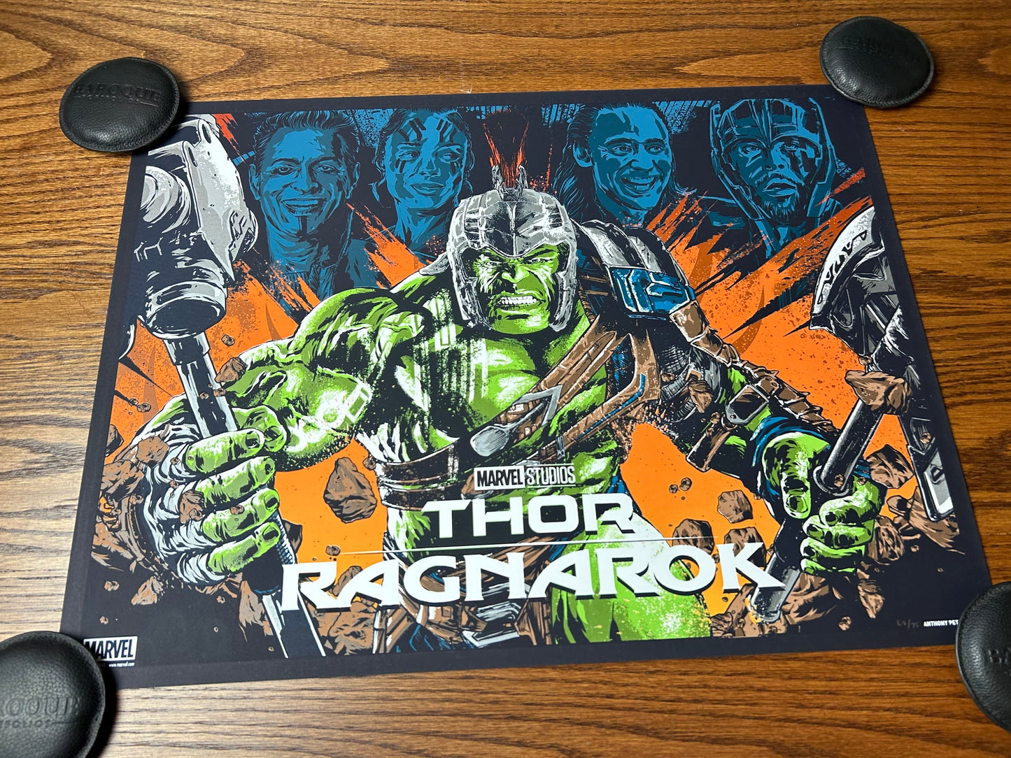 Anthony Petrie - Thor Ragnorak 24x18 movie poster