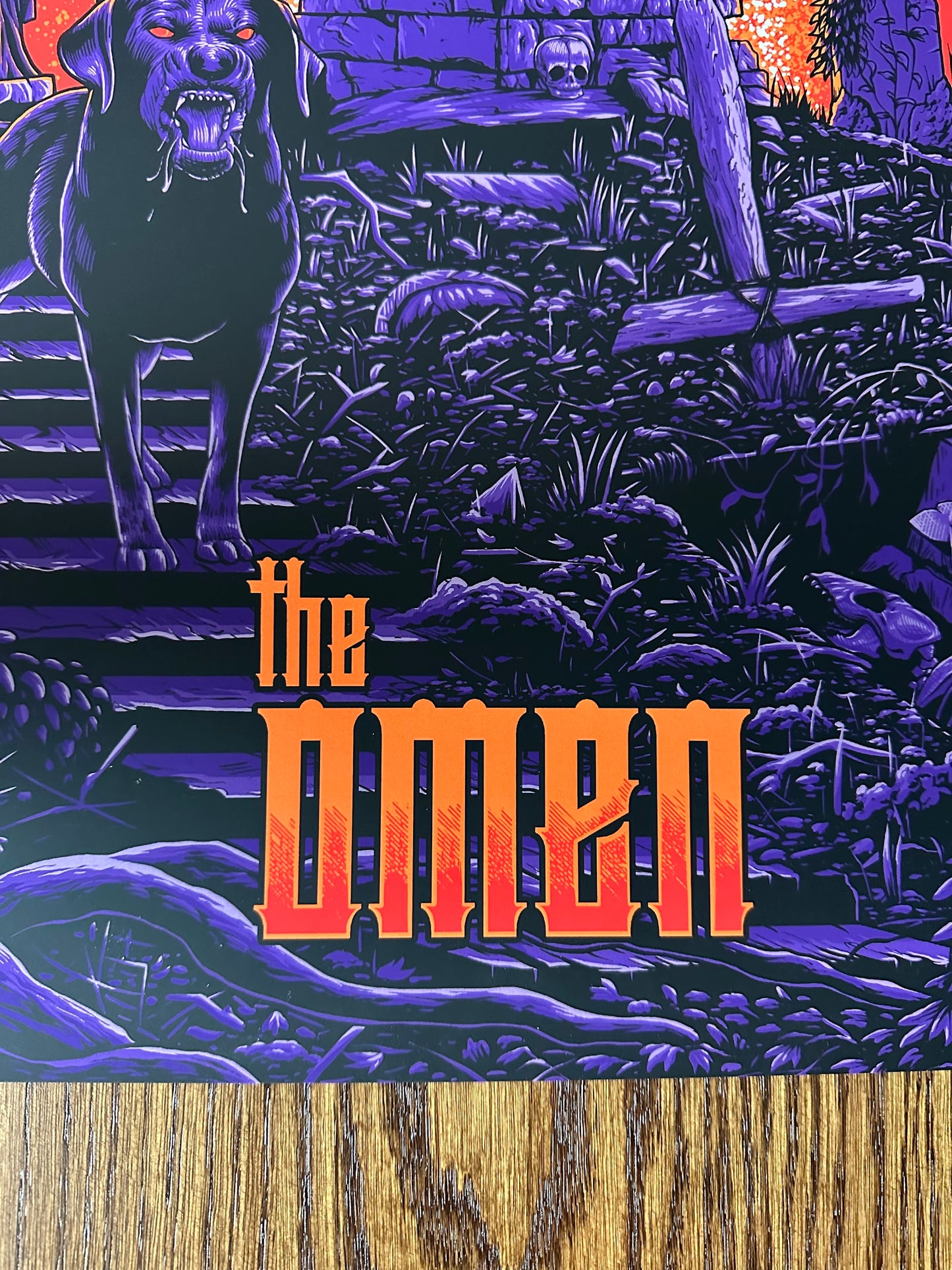 Sam Mayle - The Omen 18x24 movie poster - detail image 5