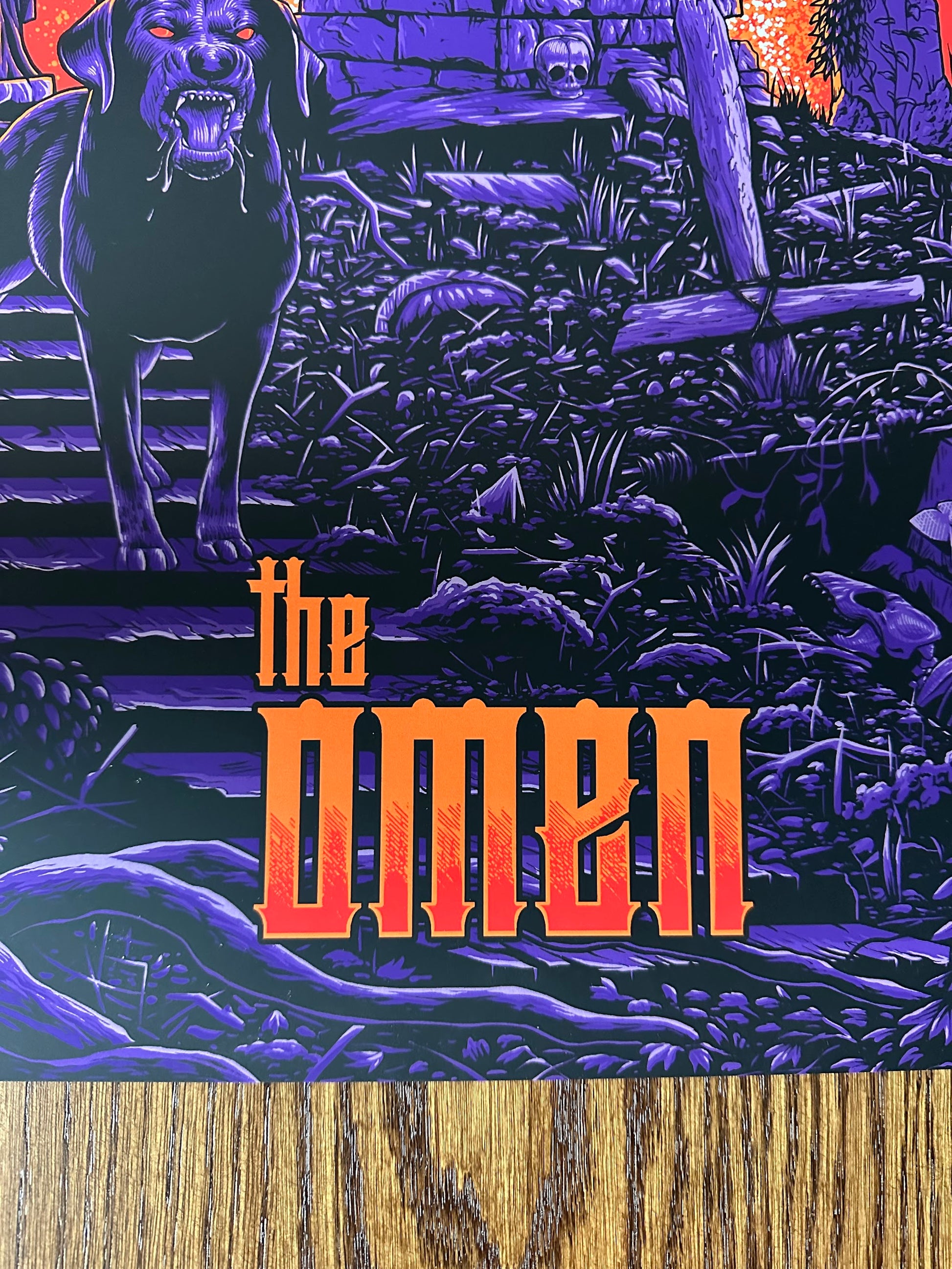 Sam Mayle - The Omen 18x24 movie poster - detail image 5