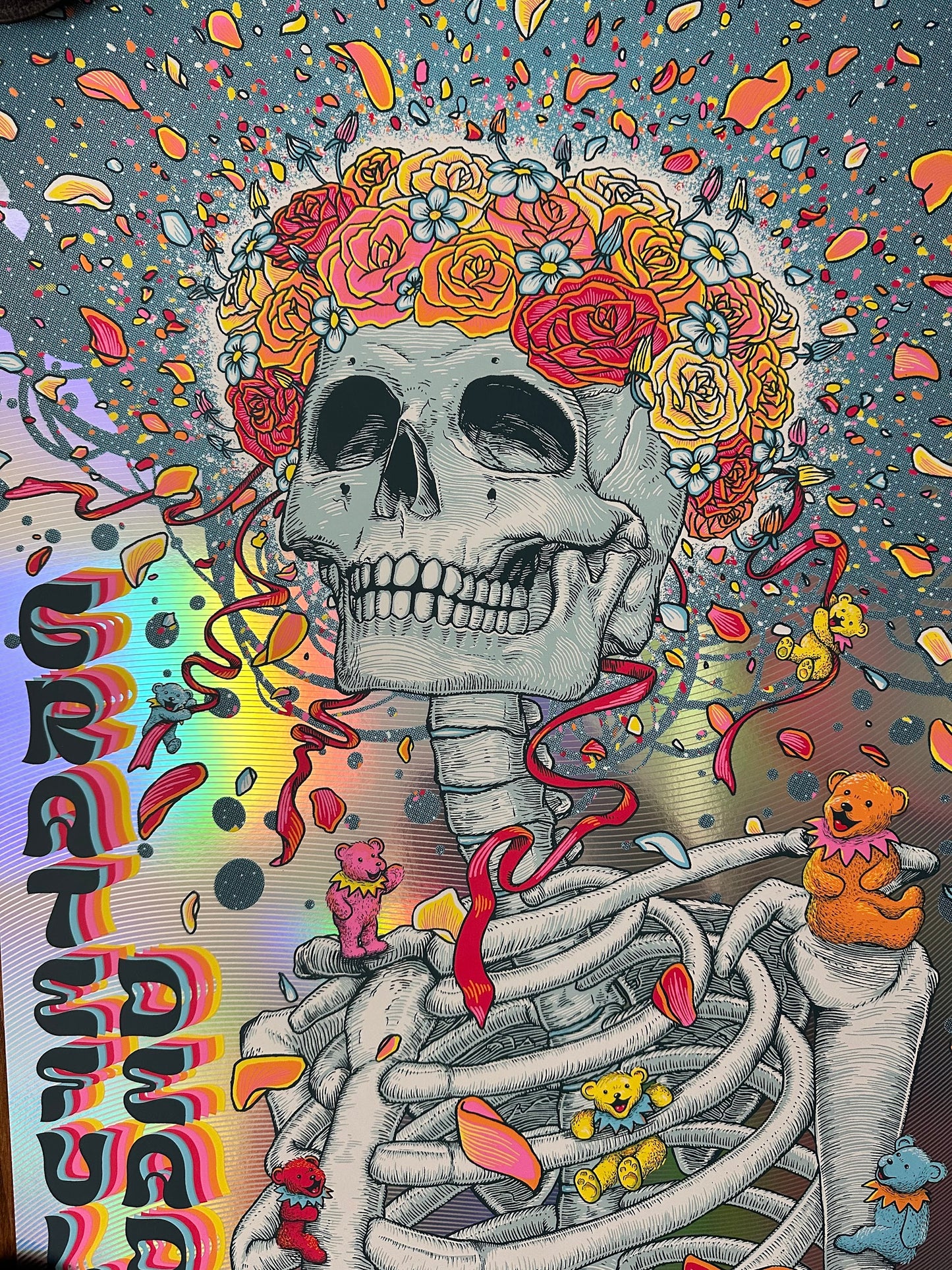 Max Wesoloski - Grateful Dead Rainbow Swirl Foil 18x24 movie poster - detail image 3