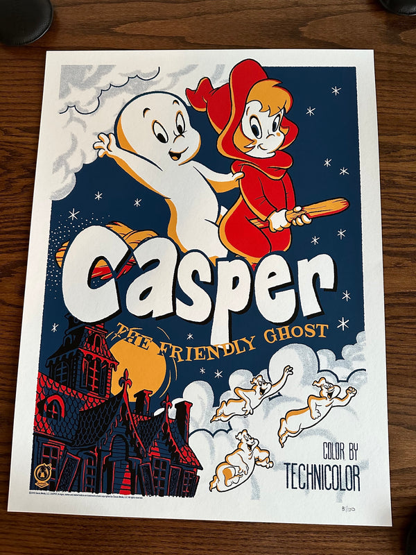 Ian Glaubinger - Casper Limited Edition Poster Art Print - 18 x 24