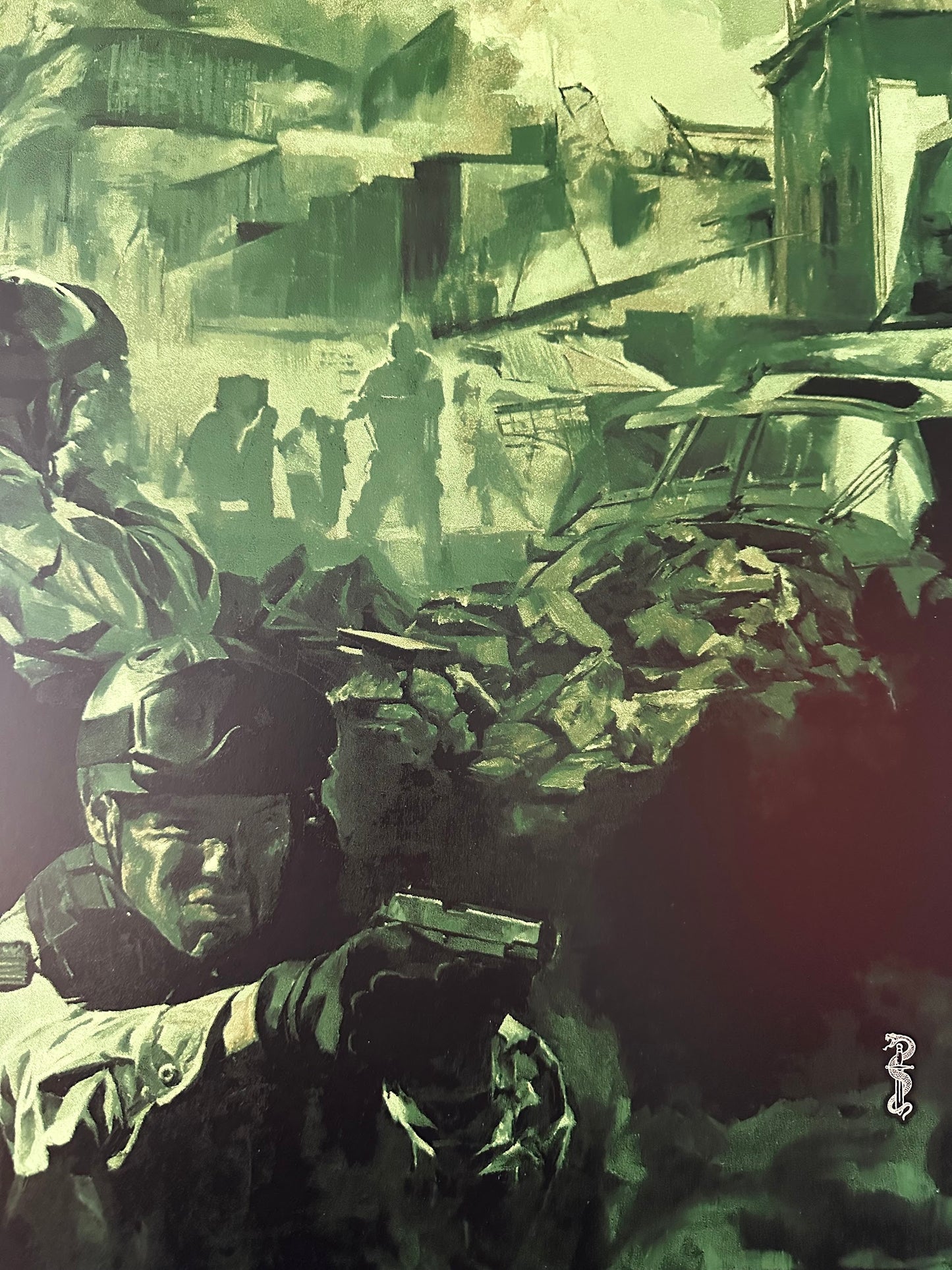 Chris Valentine - Black Hawn Down Variant 24x36 movie poster - detail image 7