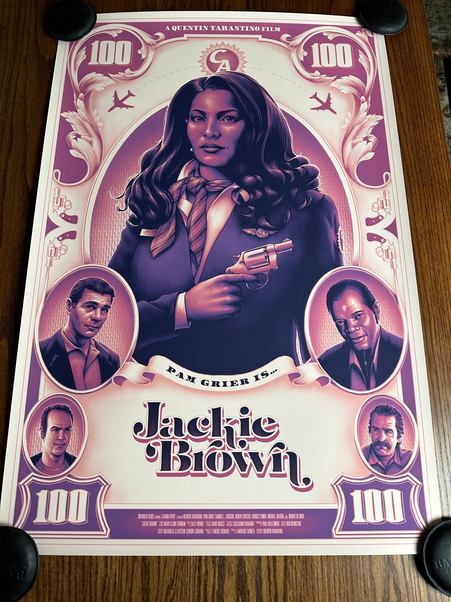 Daniel Castro Maia - Jackie Brown 24x36 movie poster