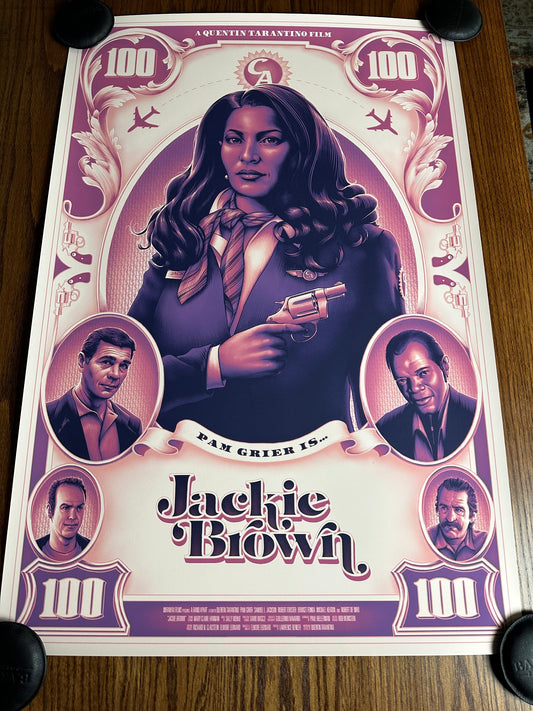 Daniel Castro Maia - Jackie Brown 24x36 movie poster