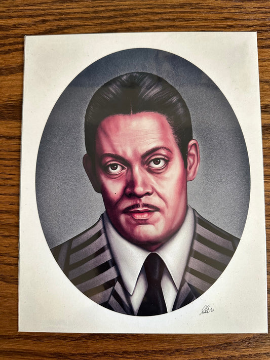 Sara Deck - Addams Family Portrait - Gomez Addams 8x10 art print