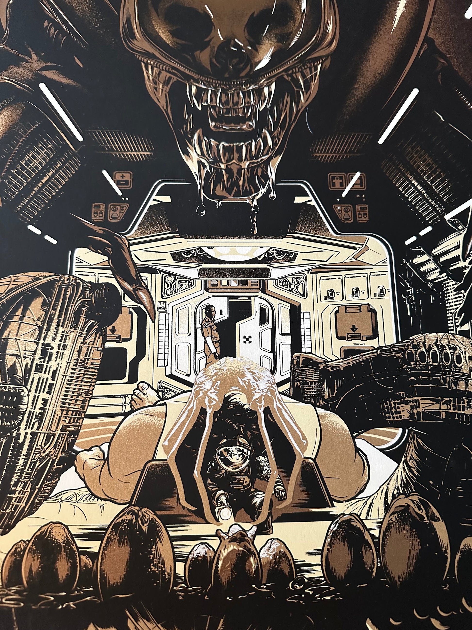 Martin Ansin - Alien 24x36 movie poster - detail image 3