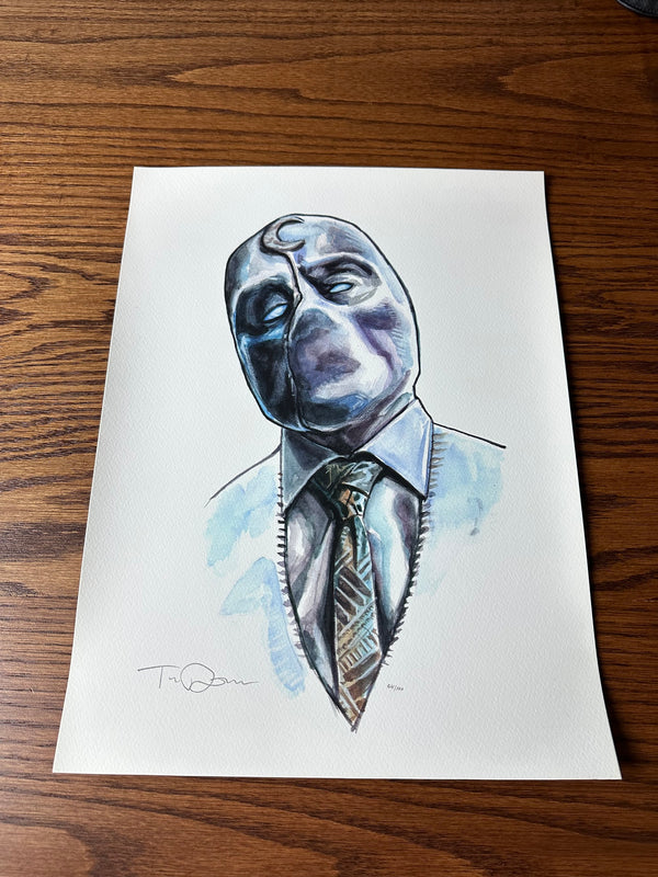 Tim Doyle - Shiny Objects Moon Knight - 12x16 - Limited Edition Print