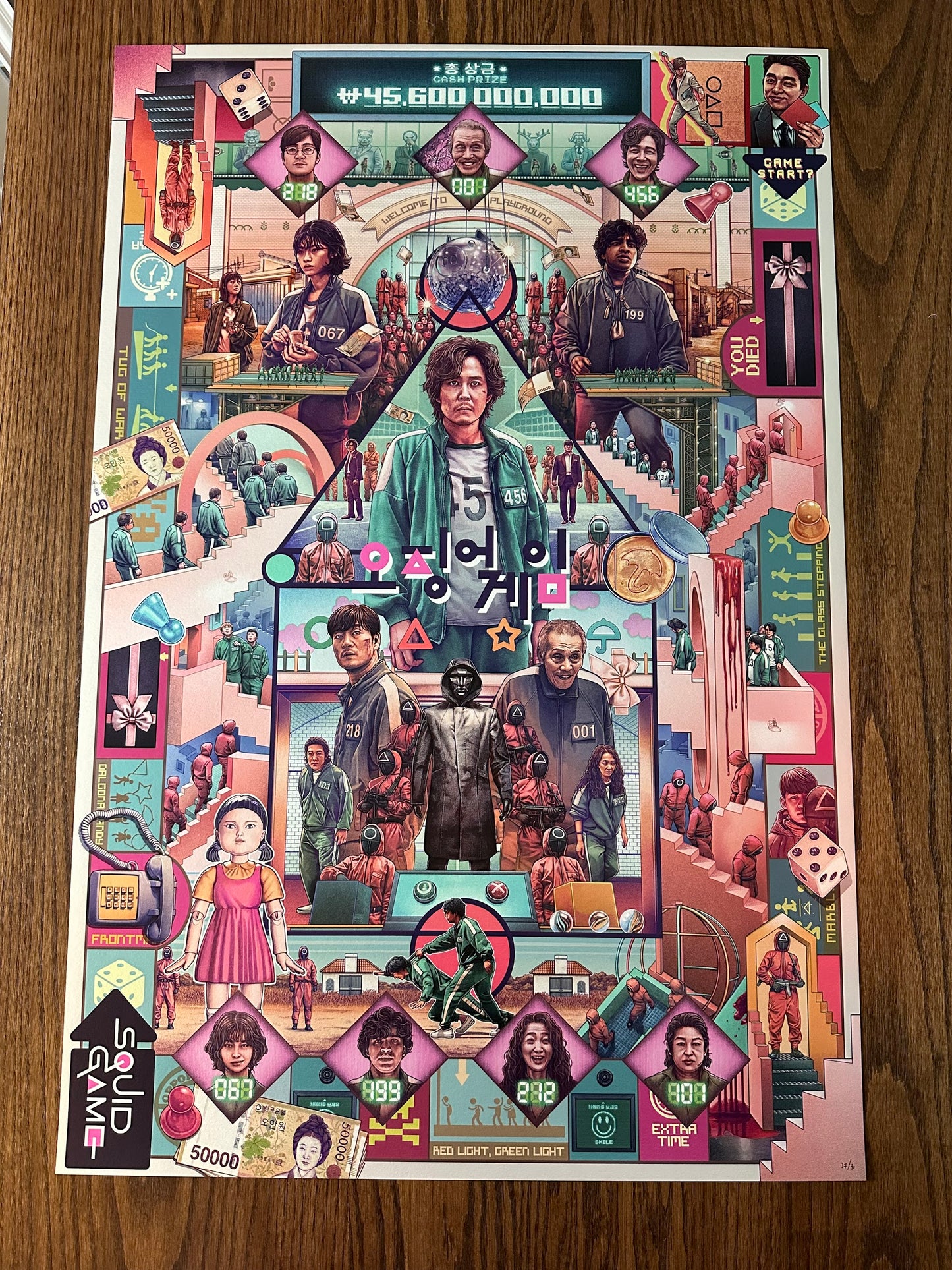 Ise Ananphada - Squid Game Variant 24x36 movie poster