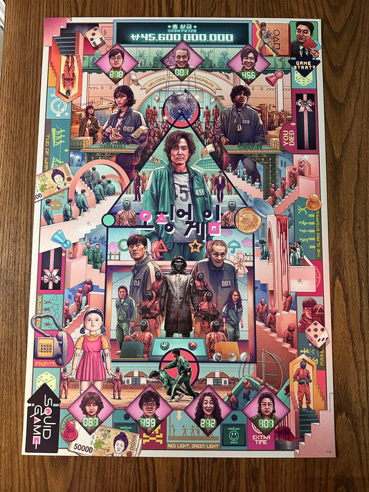 Ise Ananphada - Squid Game Variant 24x36 movie poster