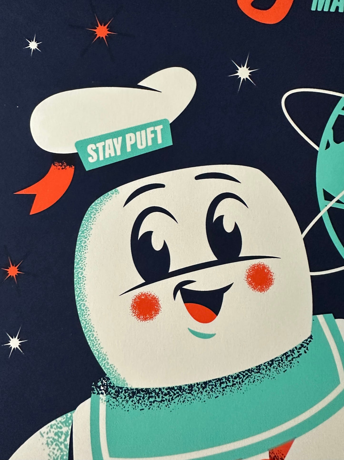 Dave Perillo - Ghostbusters Stay Puft Ad 12x18 art print - detail image 2