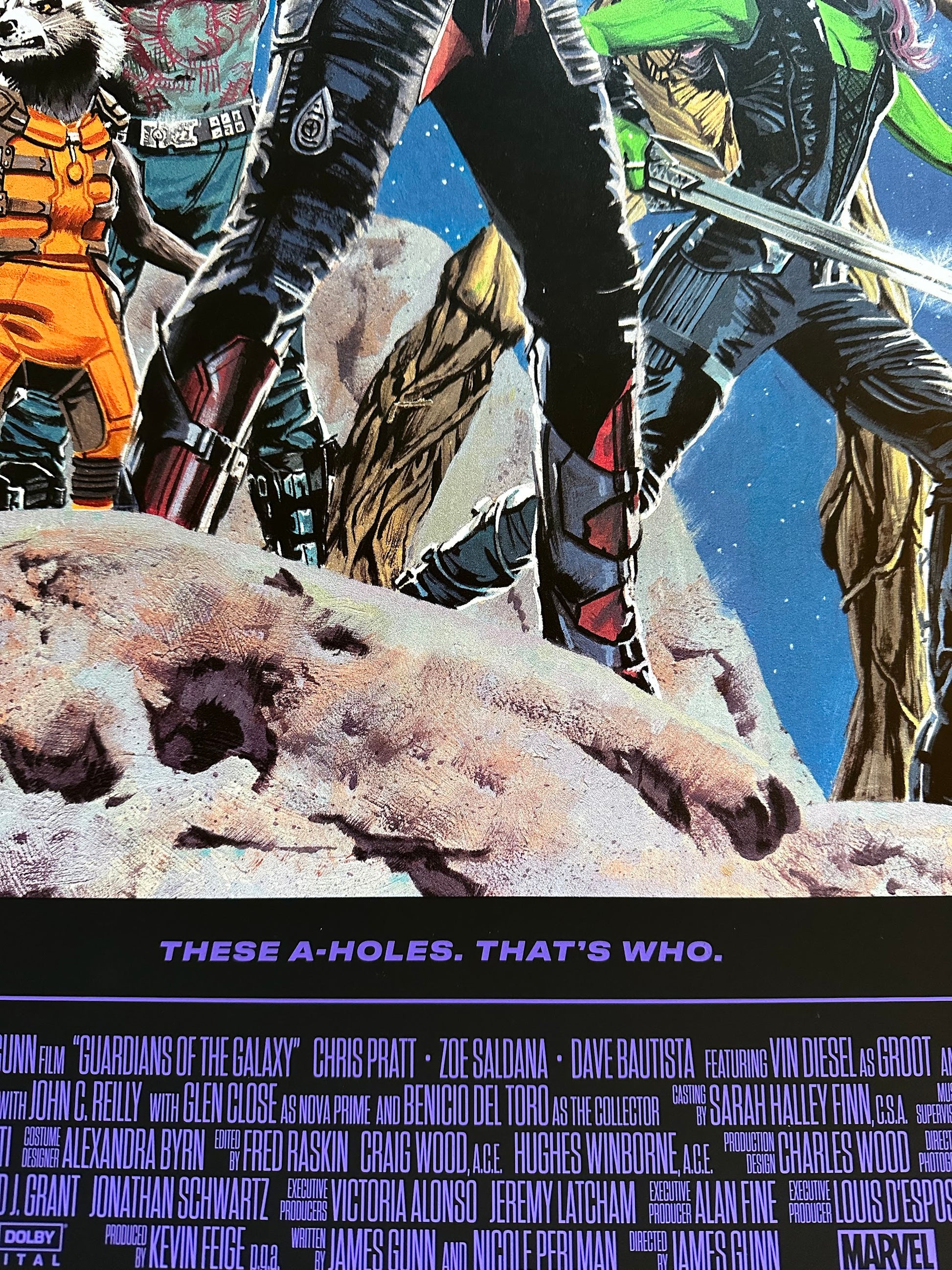 Paul Mann - Guardians of the Galaxy Black 24x36 movie poster - detail image 4