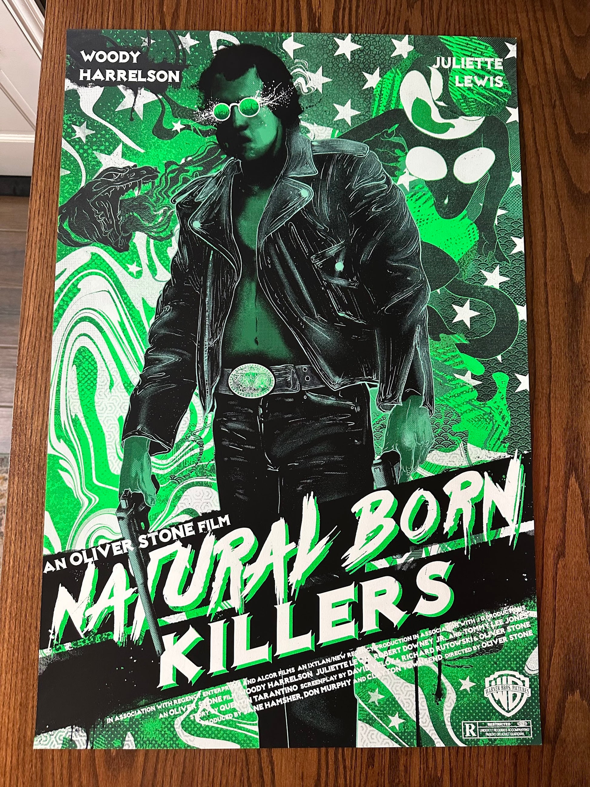 Nikita Kaun - Natural Born Killers Variant 24x36 movie poster