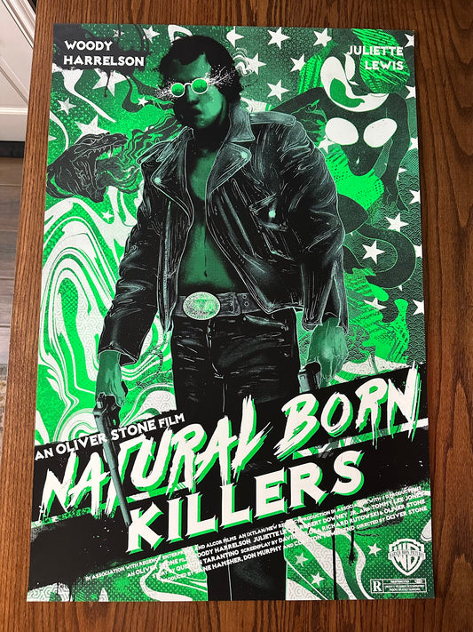 Nikita Kaun - Natural Born Killers Variant 24x36 movie poster