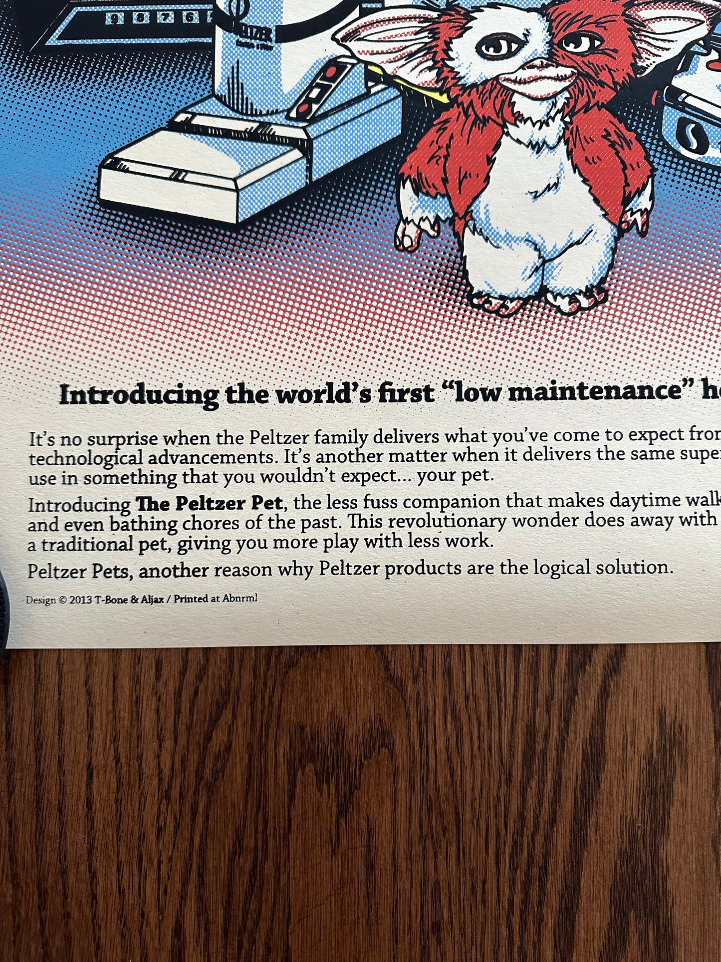 T-Bone & Ajax - Peltzer Gremlins Ad 19x25 movie poster - detail image 4