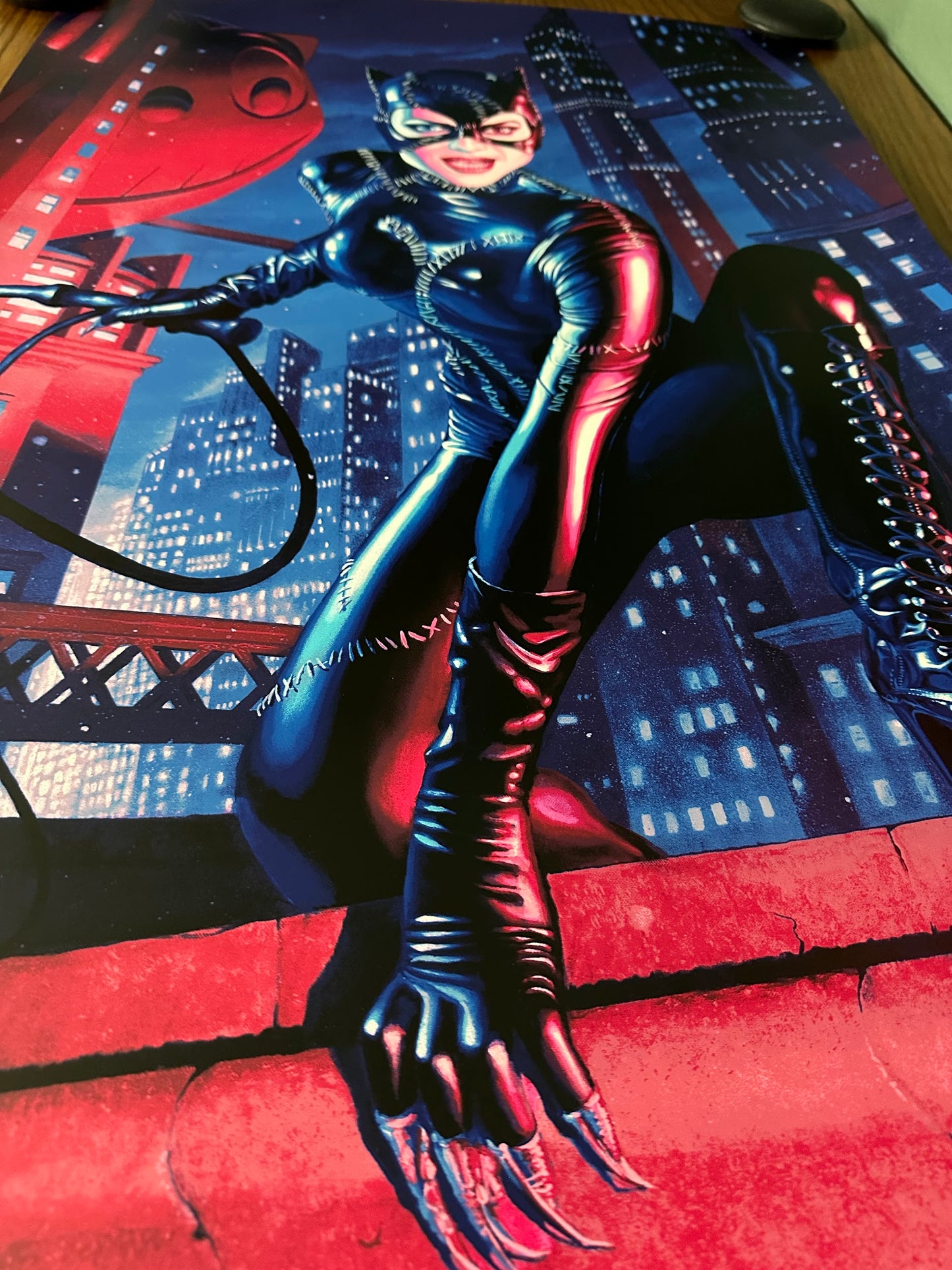 Robert Laskey - Batman Returns Catwoman 24x36 movie poster - detail image 6