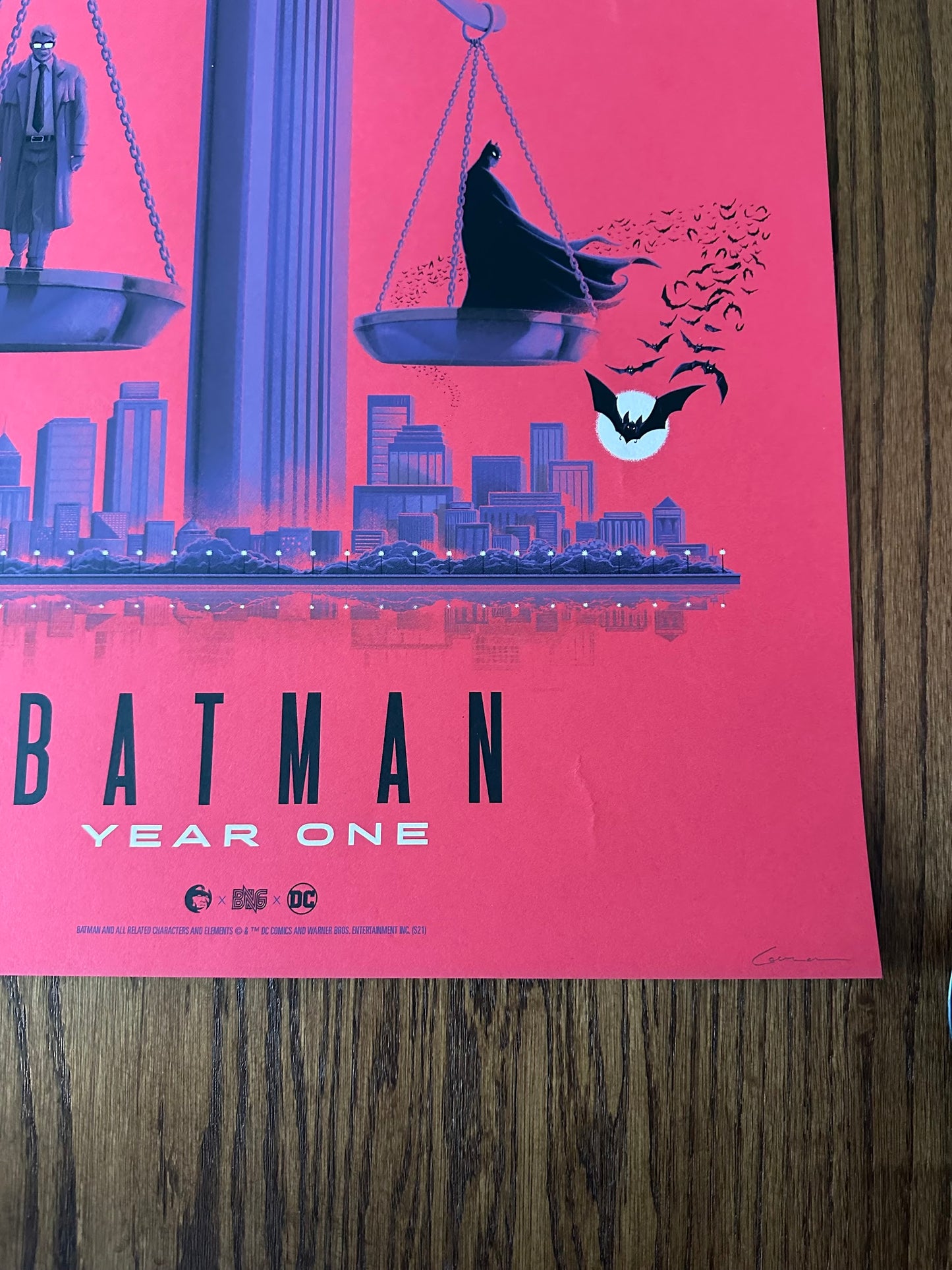 Patrick Connan - Batman Year One Variant 18x24 movie poster - detail image 2