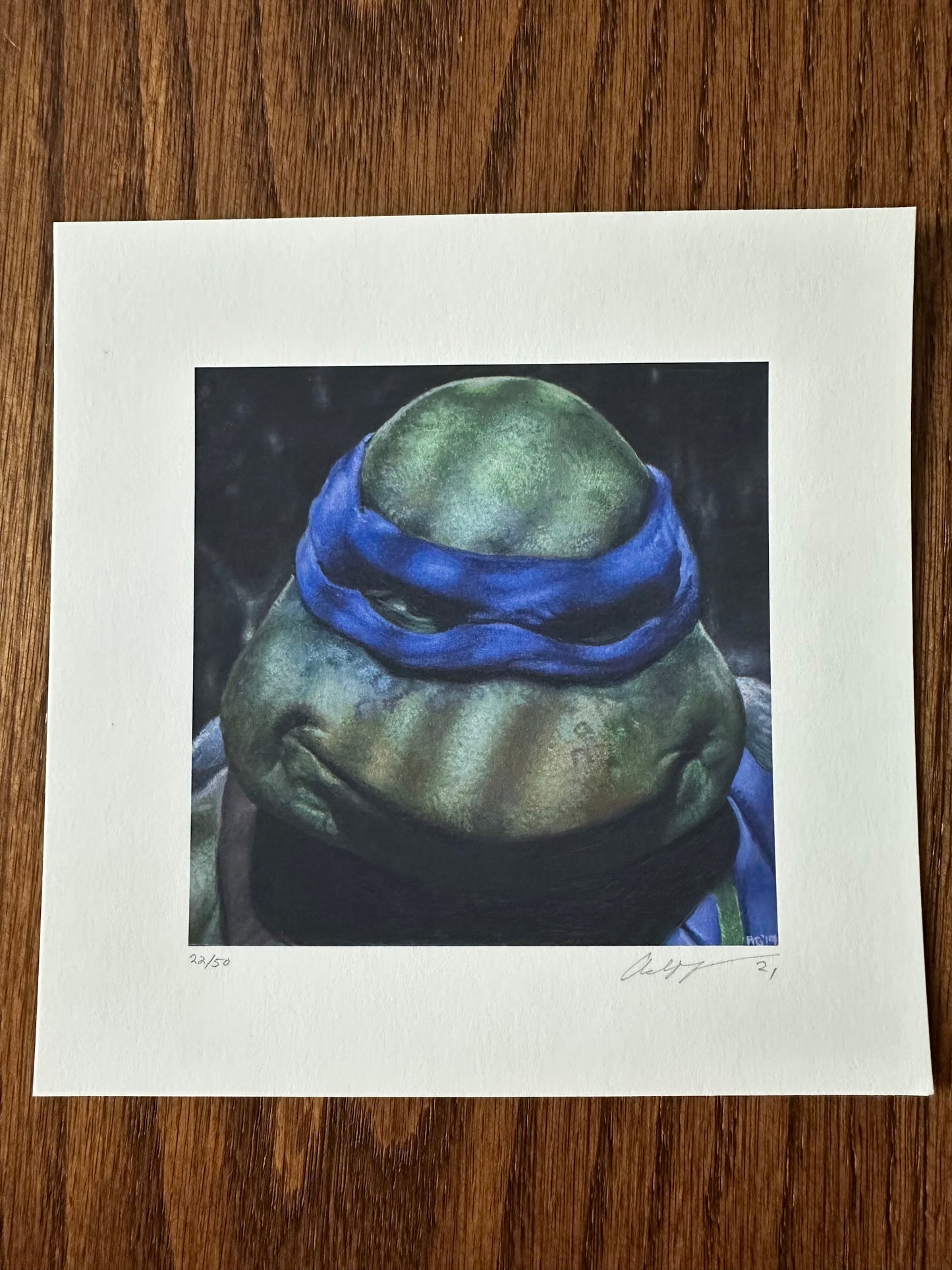 Ashton Gallagher - Teenage Mutant Ninja Turtles Donny Portrait 6x6 art print