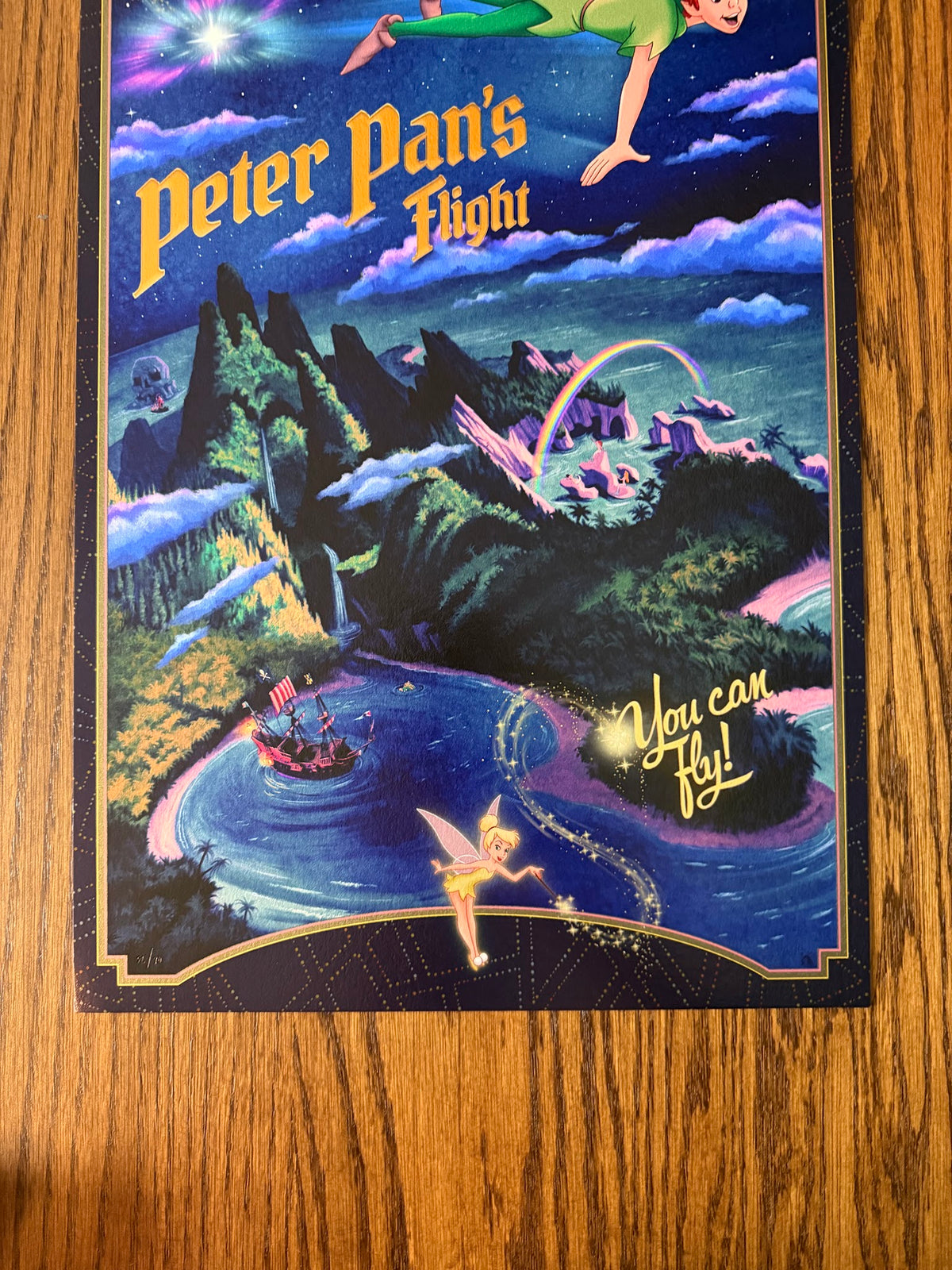 Kevin Wilson - Peter Pan's Flight - 12x24 - Limited Edition Poster