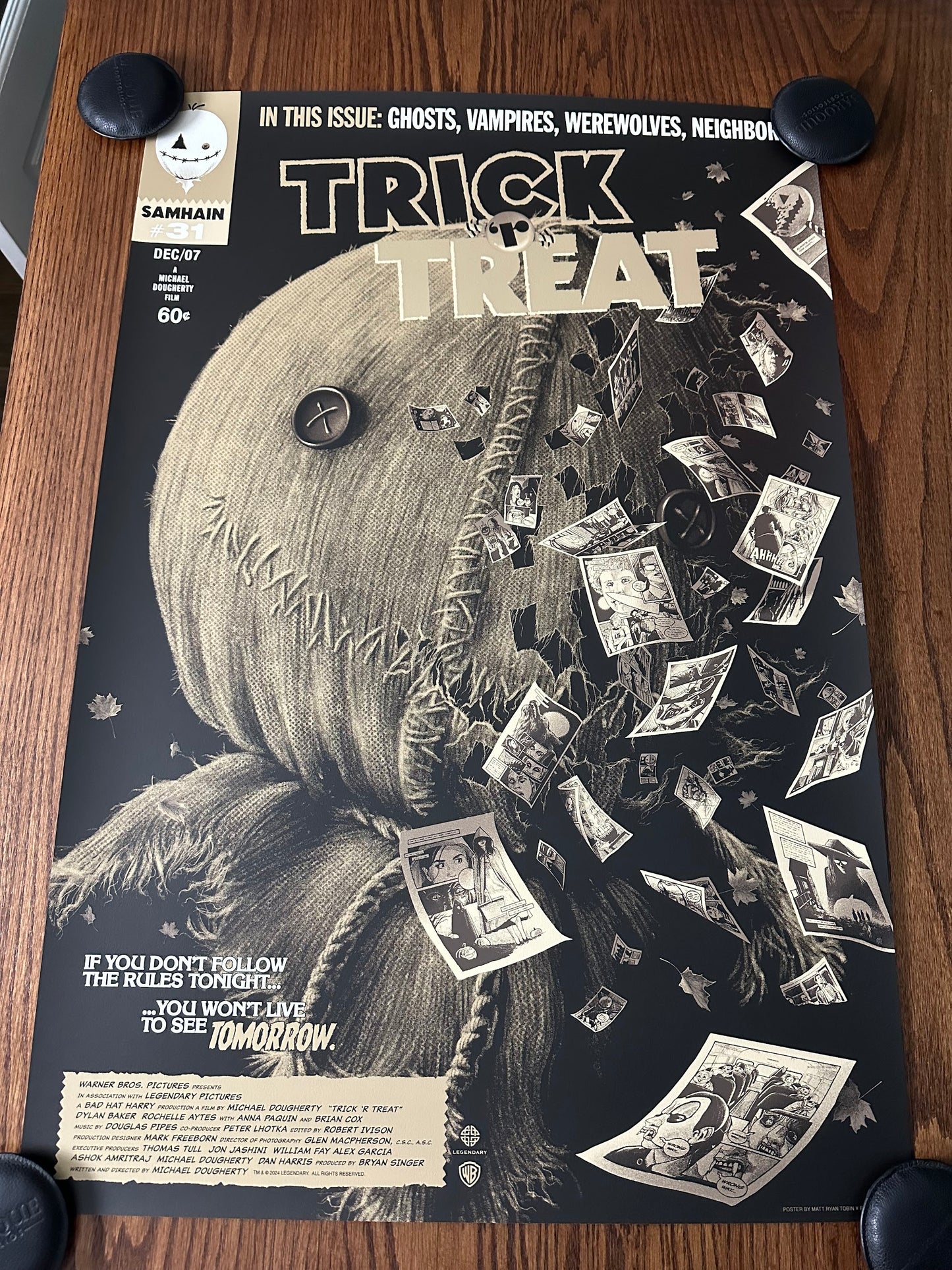 Matt Ryan Tobin - Trick r Treat Variant 24x36 movie poster