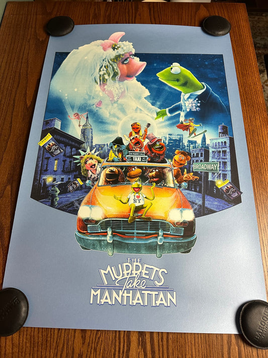 Kevin Wilson - Muppets take Manhattan - 24x36 - Limited Edition Poster