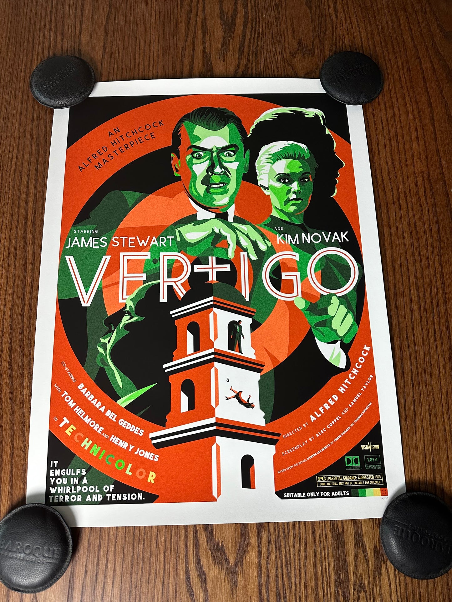 Danny Haas - Vertigo 18x24 movie poster