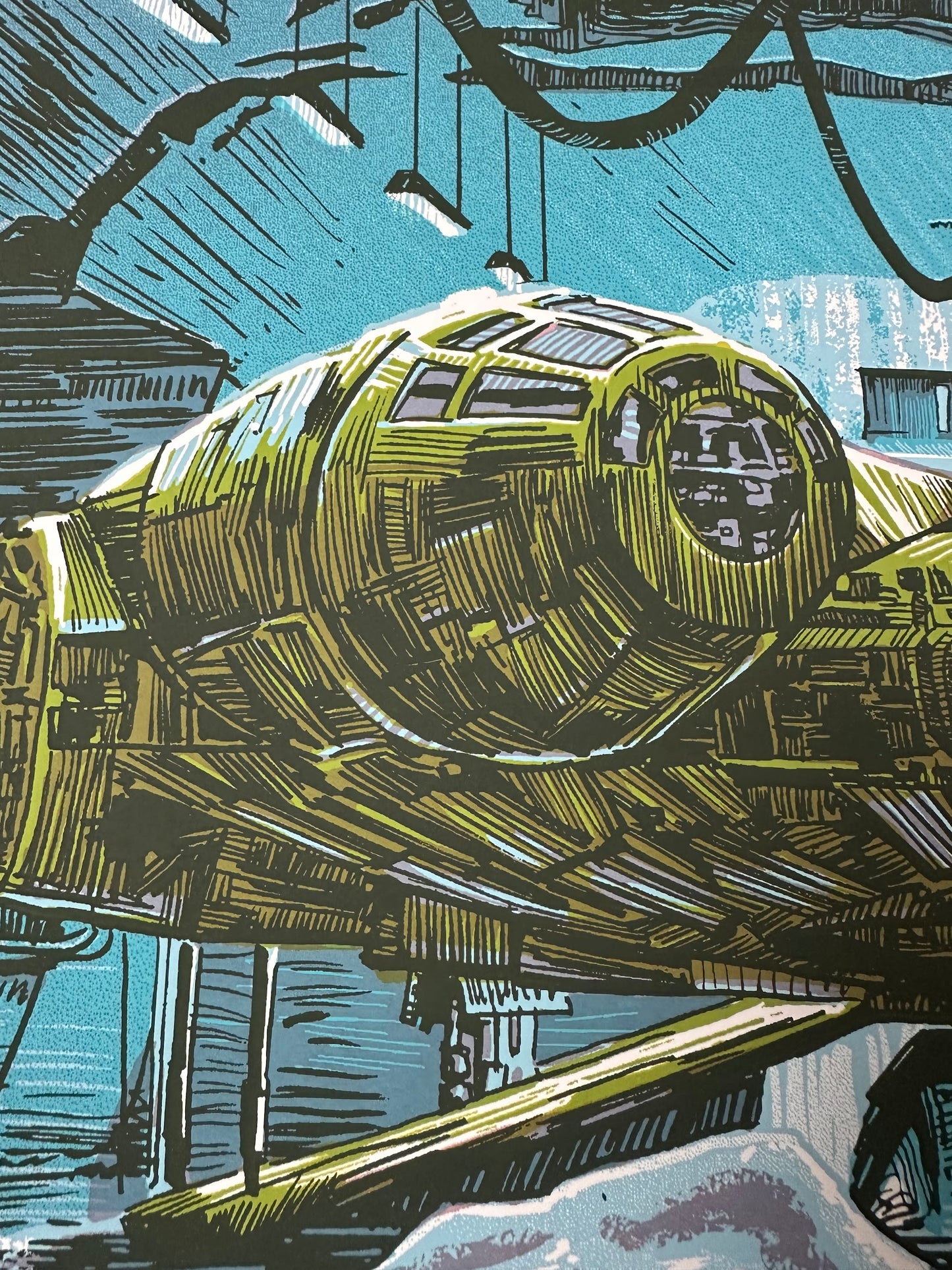 Tim Doyle - Star Wars Millennium Falcon 30x20 movie poster - detail image 6