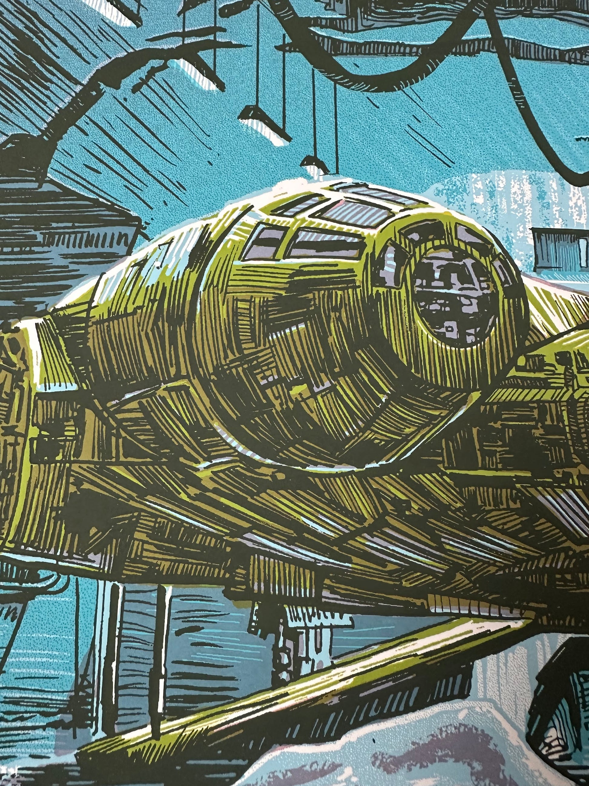 Tim Doyle - Star Wars Millennium Falcon 30x20 movie poster - detail image 6
