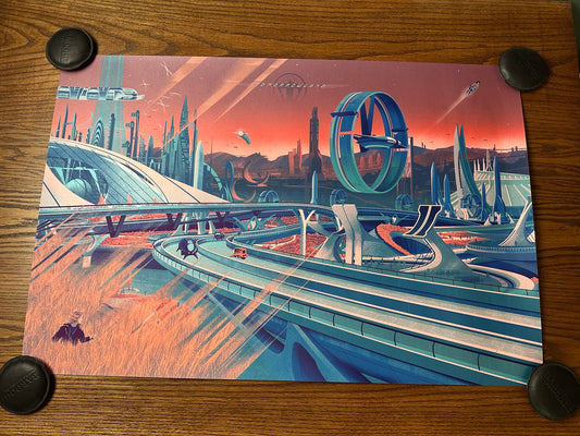 Kevin Tong - Disney's Tomorrowland 36x24 movie poster
