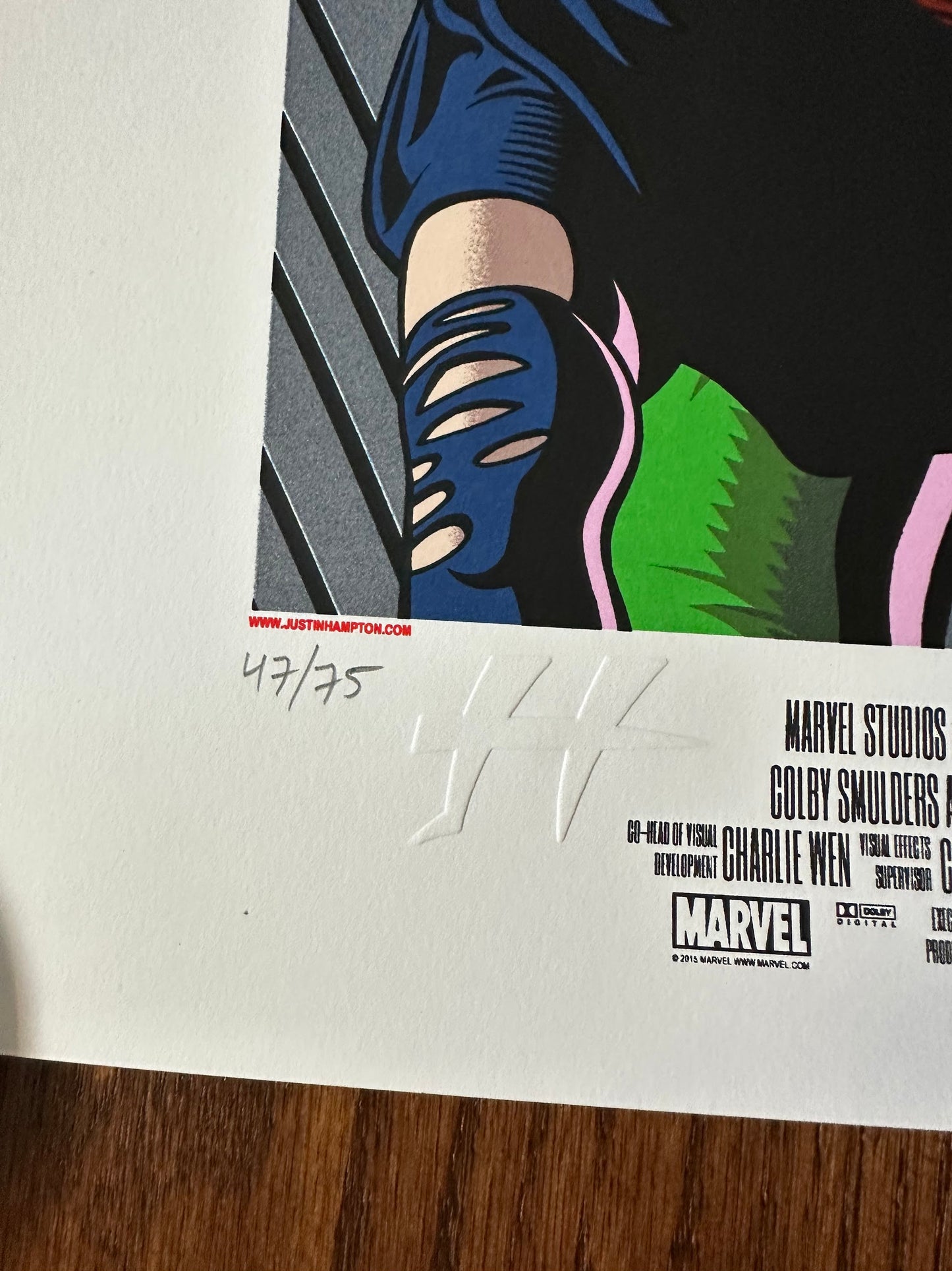 Justin Hampton - Avengers Age of Ultron 24x36 movie poster - detail image 5