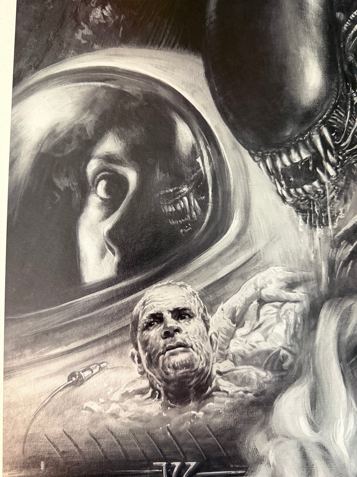 Kwow - Alien B&W Monochrome Variant - 24x36 - Limited Edition Poster