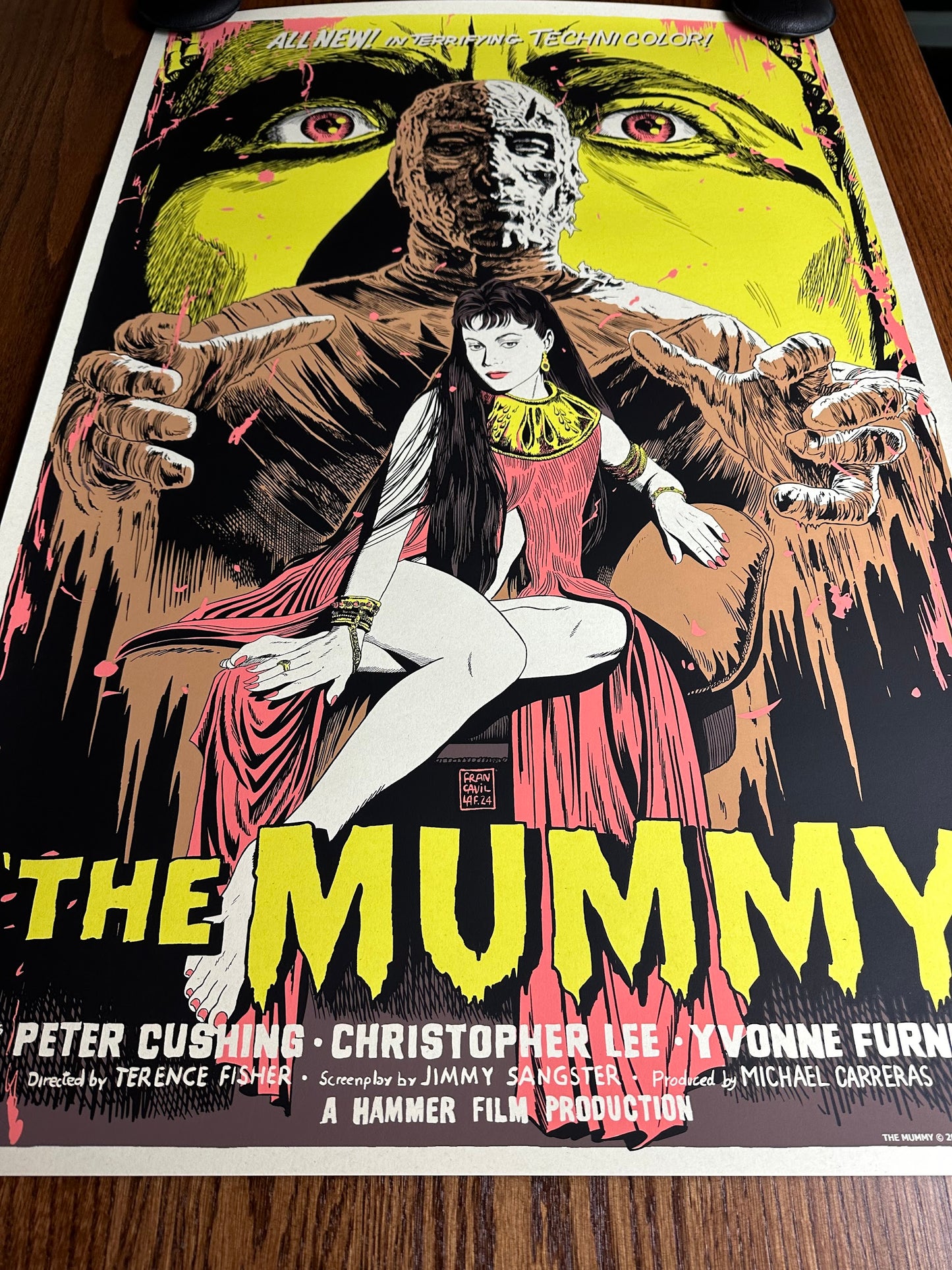 Francesco Francavilla - The Mummy Variant 24x36 movie poster - detail image 4