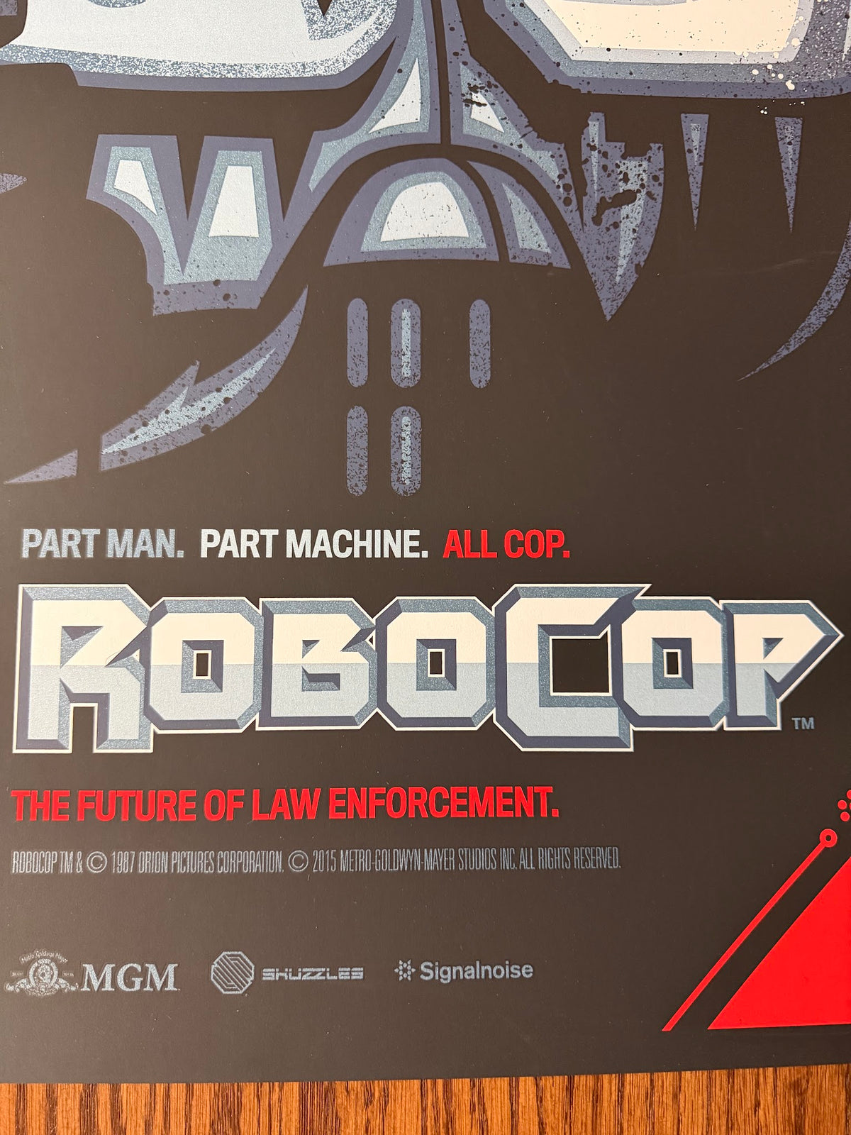 James White - Robocop - 24x36 - Limited Edition Poster