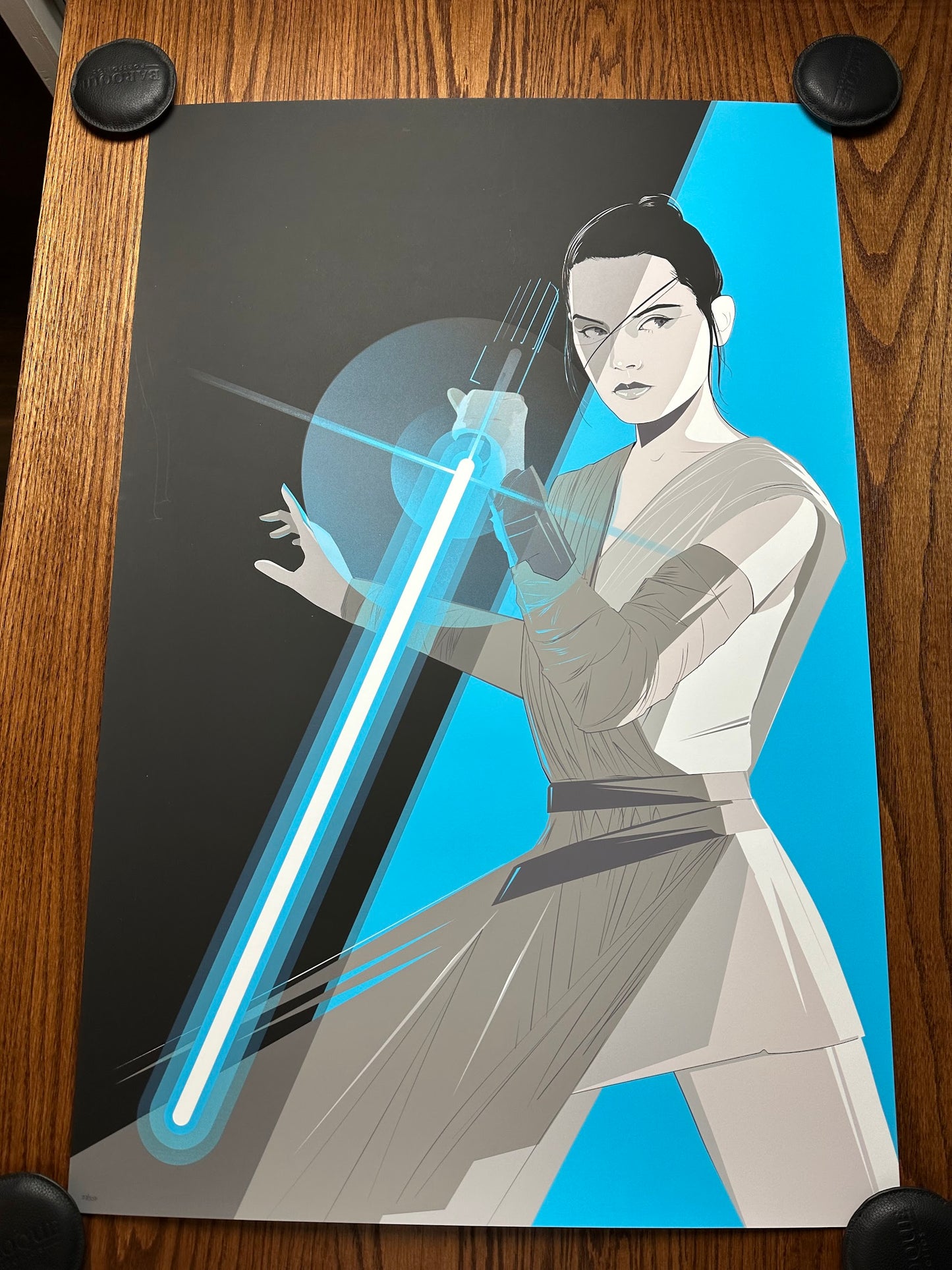 Craig Drake - Star Wars Rey 24x36 movie poster