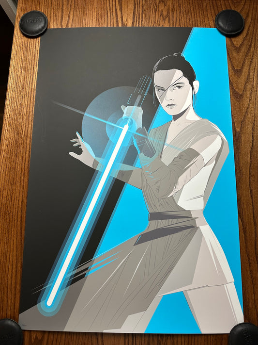 Craig Drake - Star Wars Rey 24x36 movie poster