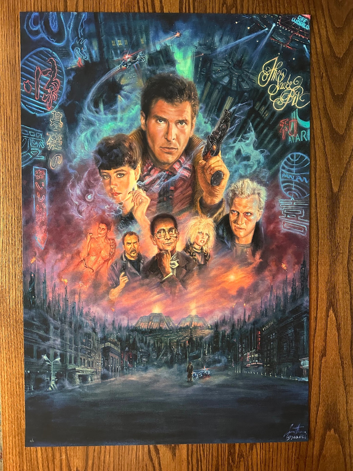 Gustavo Barroni - Blade Runner Art Variant 24x36 movie poster