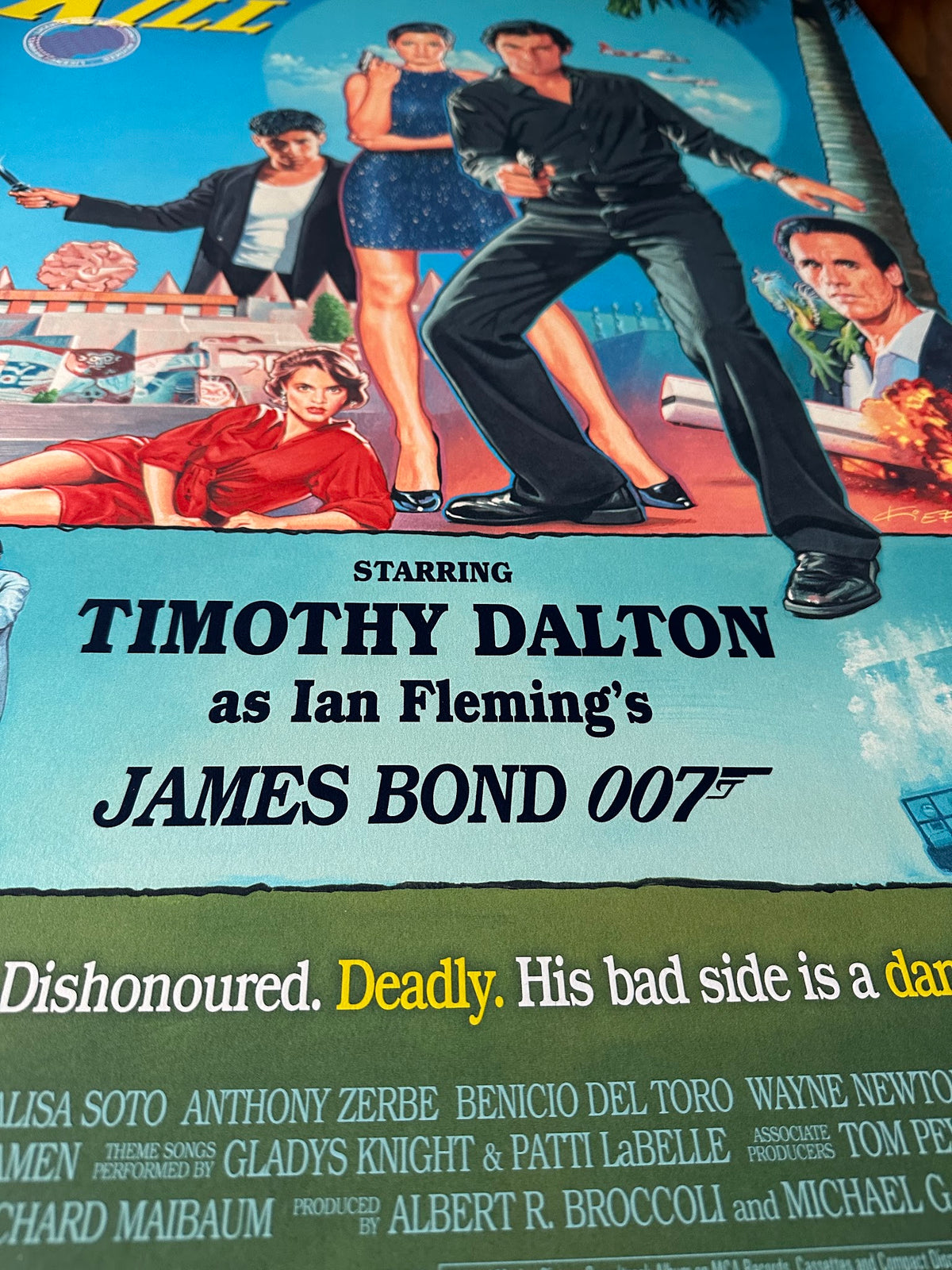 Alfons Kiefer - James Bond Licence to Kill - 24x36 - Limited Edition Poster