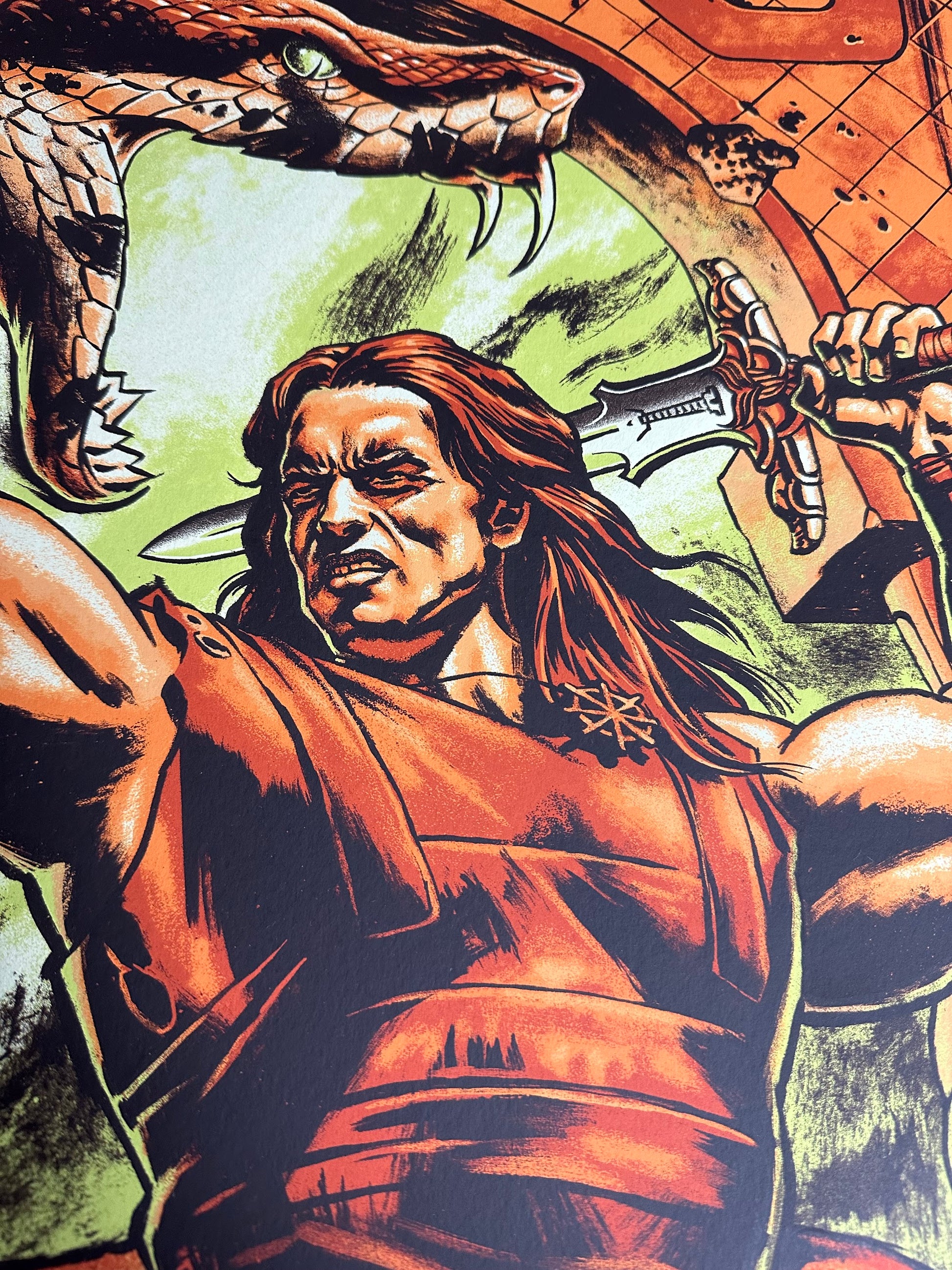 Jason Edmiston - Conan The Barbarian 24x36 movie poster - detail image 2