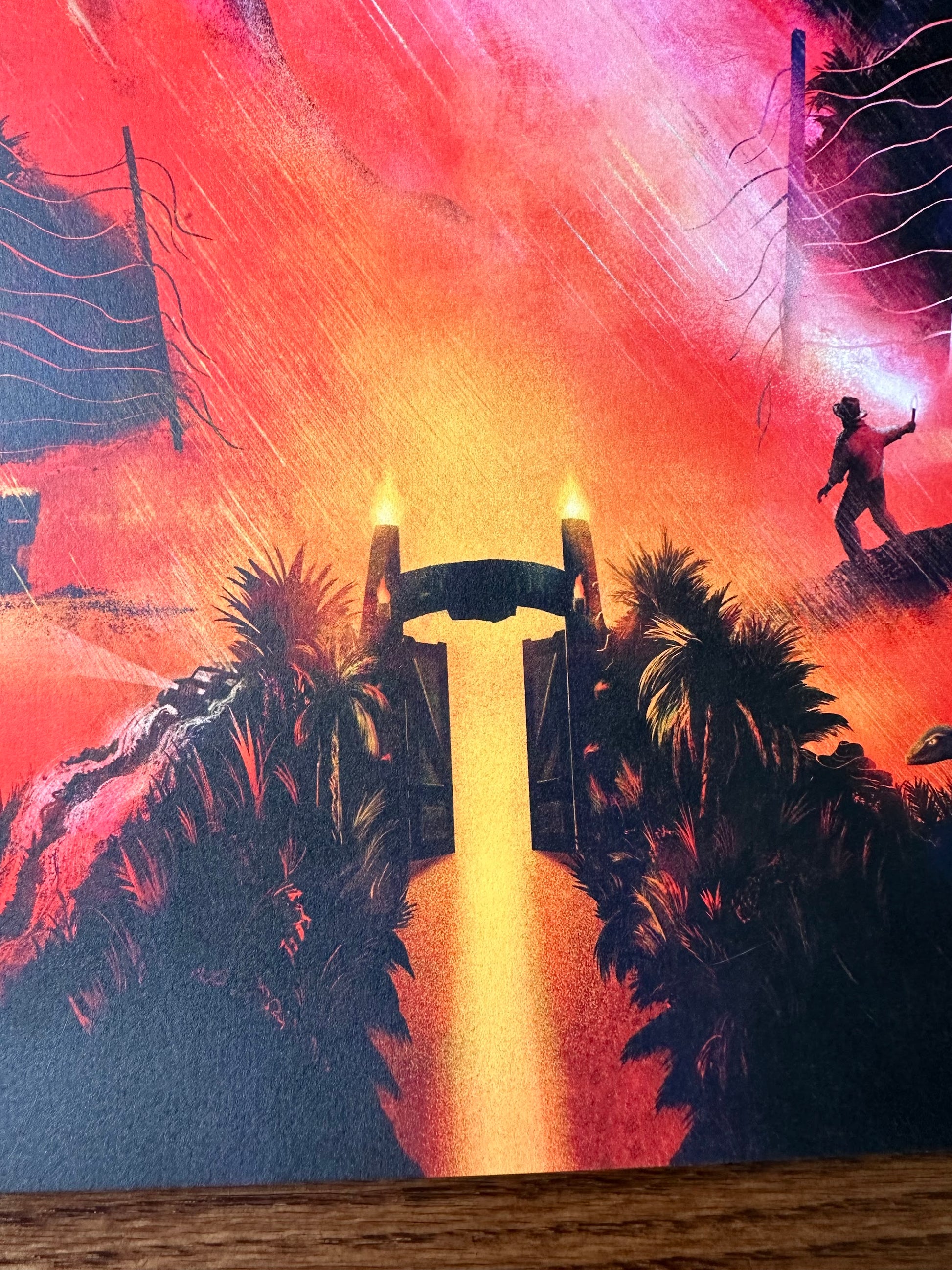 Carly AF - Jurassic Park T-Rex 16.5x23.4 art print - detail image 4