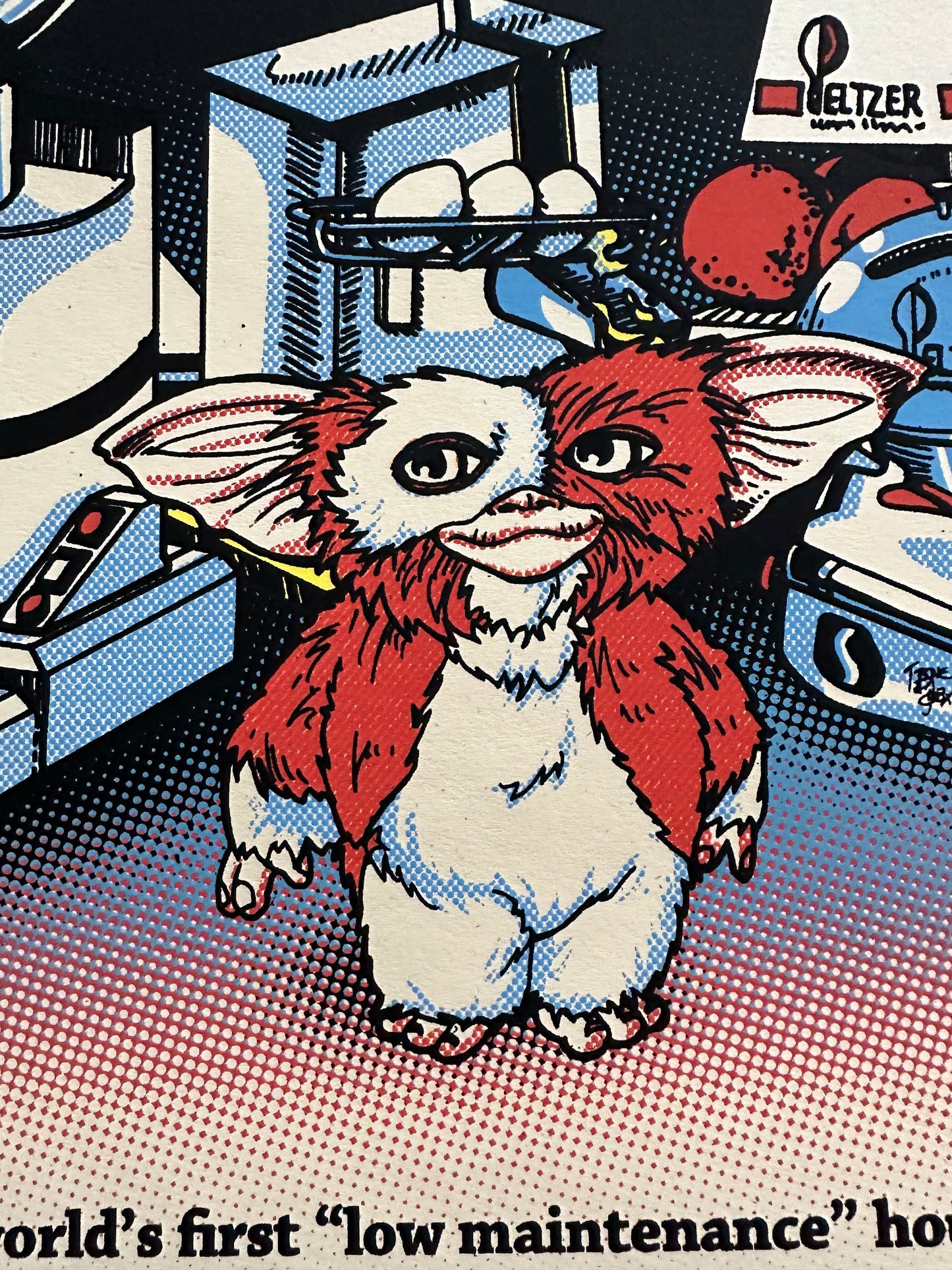 T-Bone & Ajax - Peltzer Gremlins Ad 19x25 movie poster - detail image 5