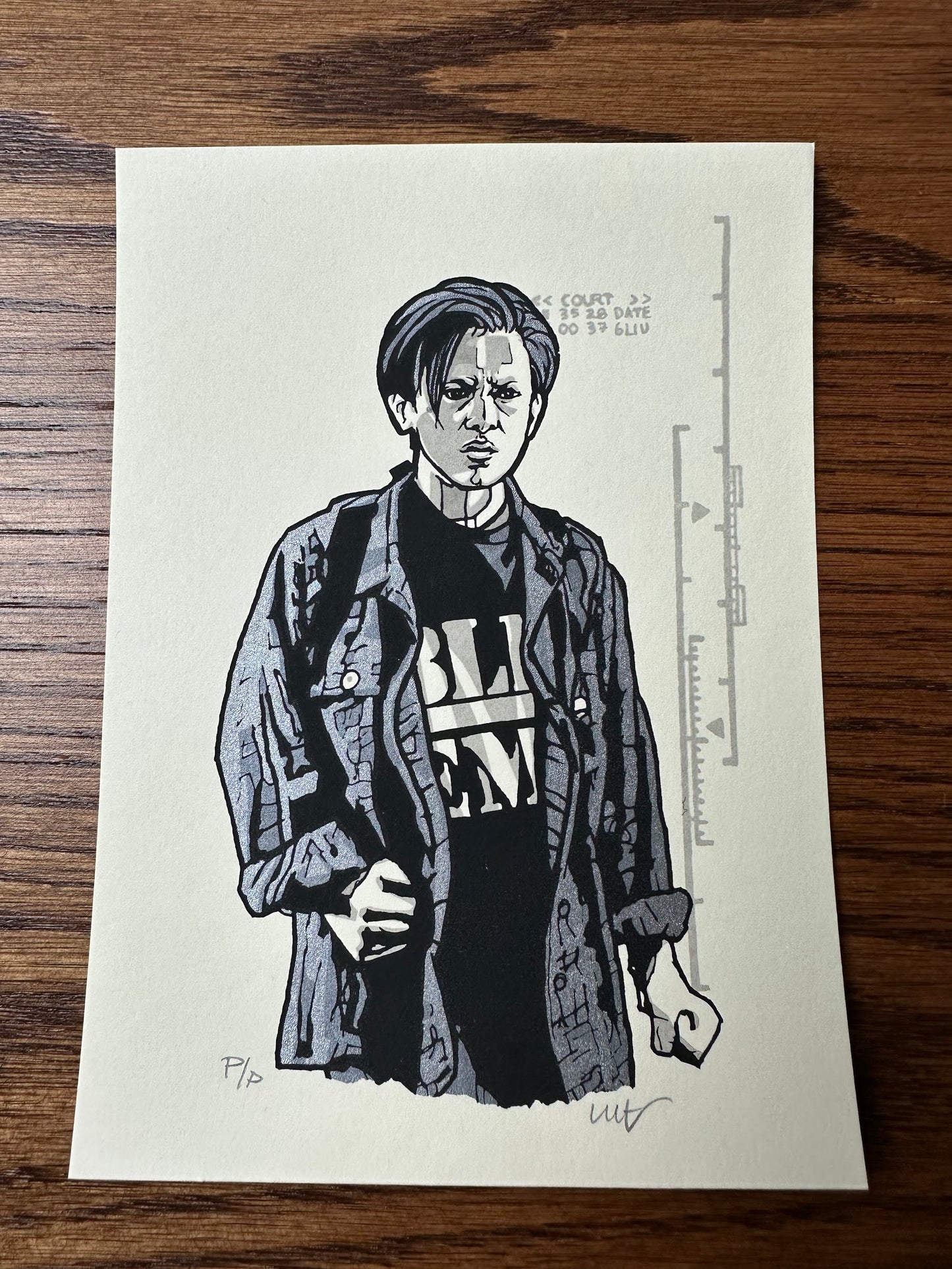 New Flesh - Terminator 2 John Connor Handbill 5x7 art print