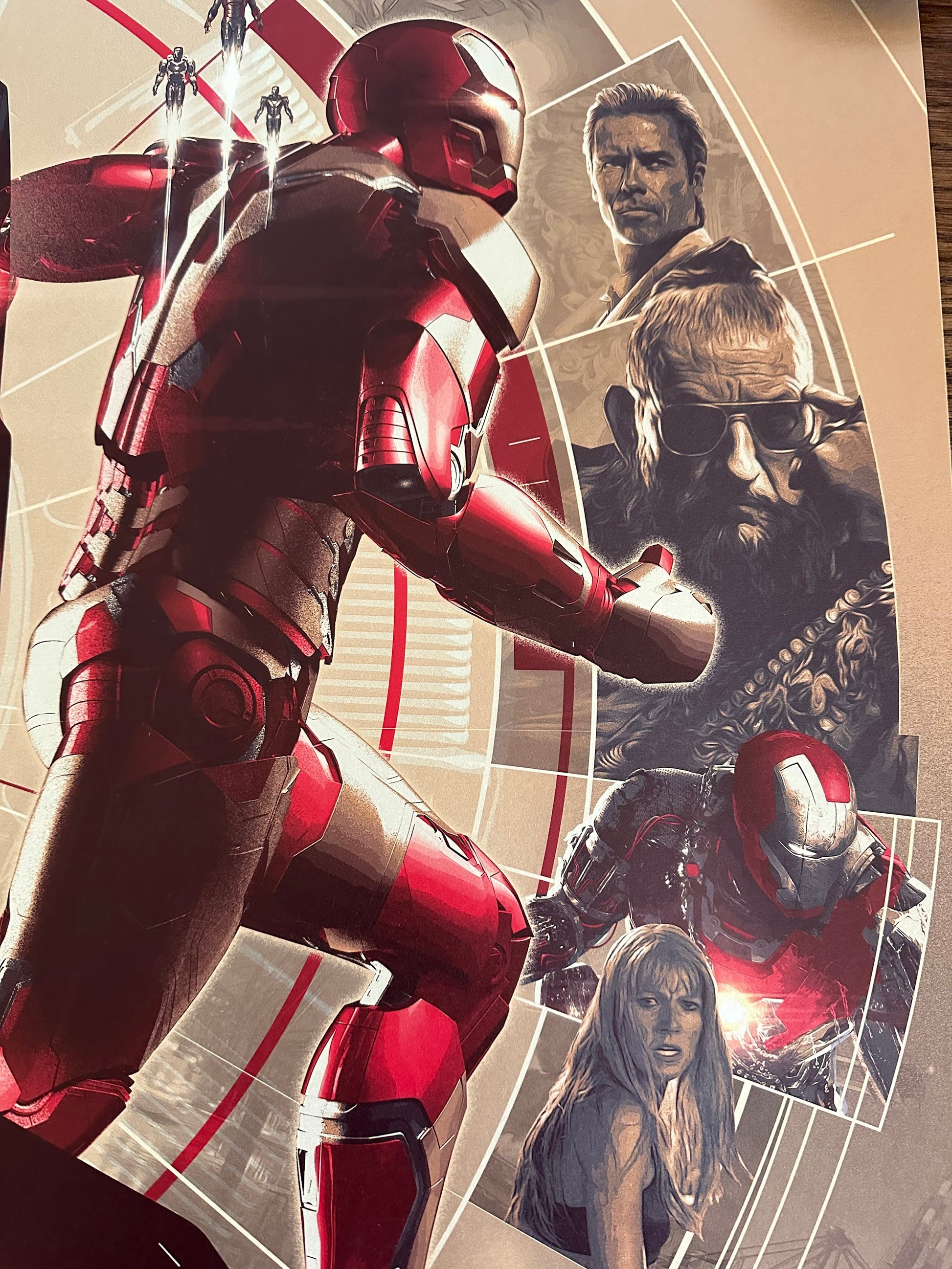 Devin Schoeffler - Iron Man Triptych 36x24 movie poster - detail image 7
