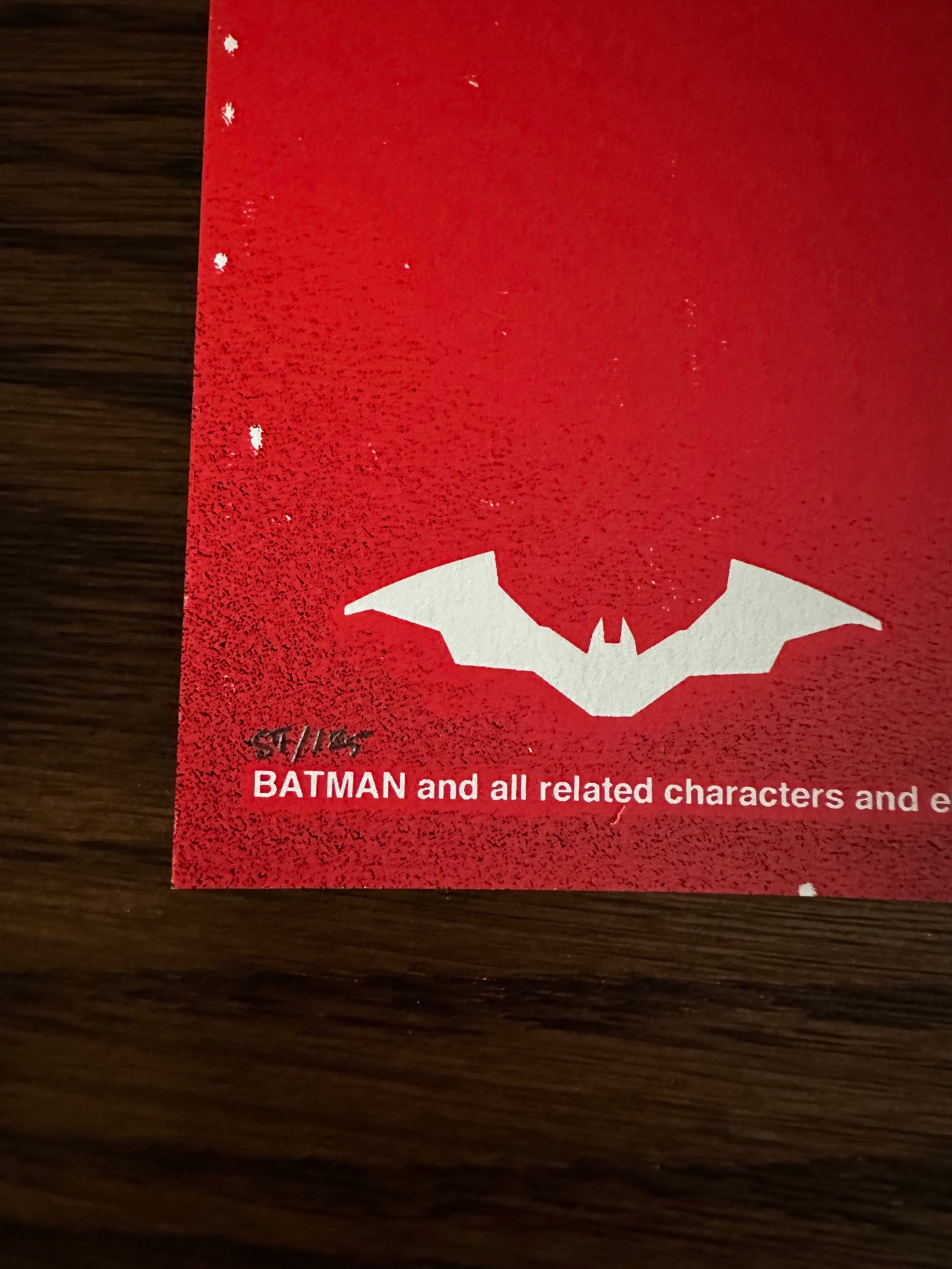 Doaly - The Batman Red Variant 24x18 movie poster - detail image 5