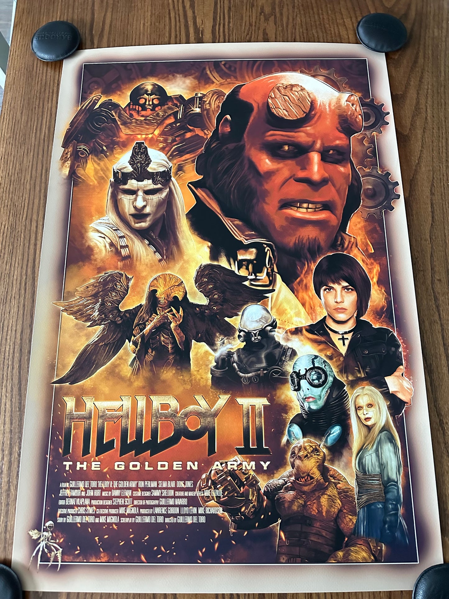 Rich Davies - Hellboy 2 The Golden Army 24x36 movie poster