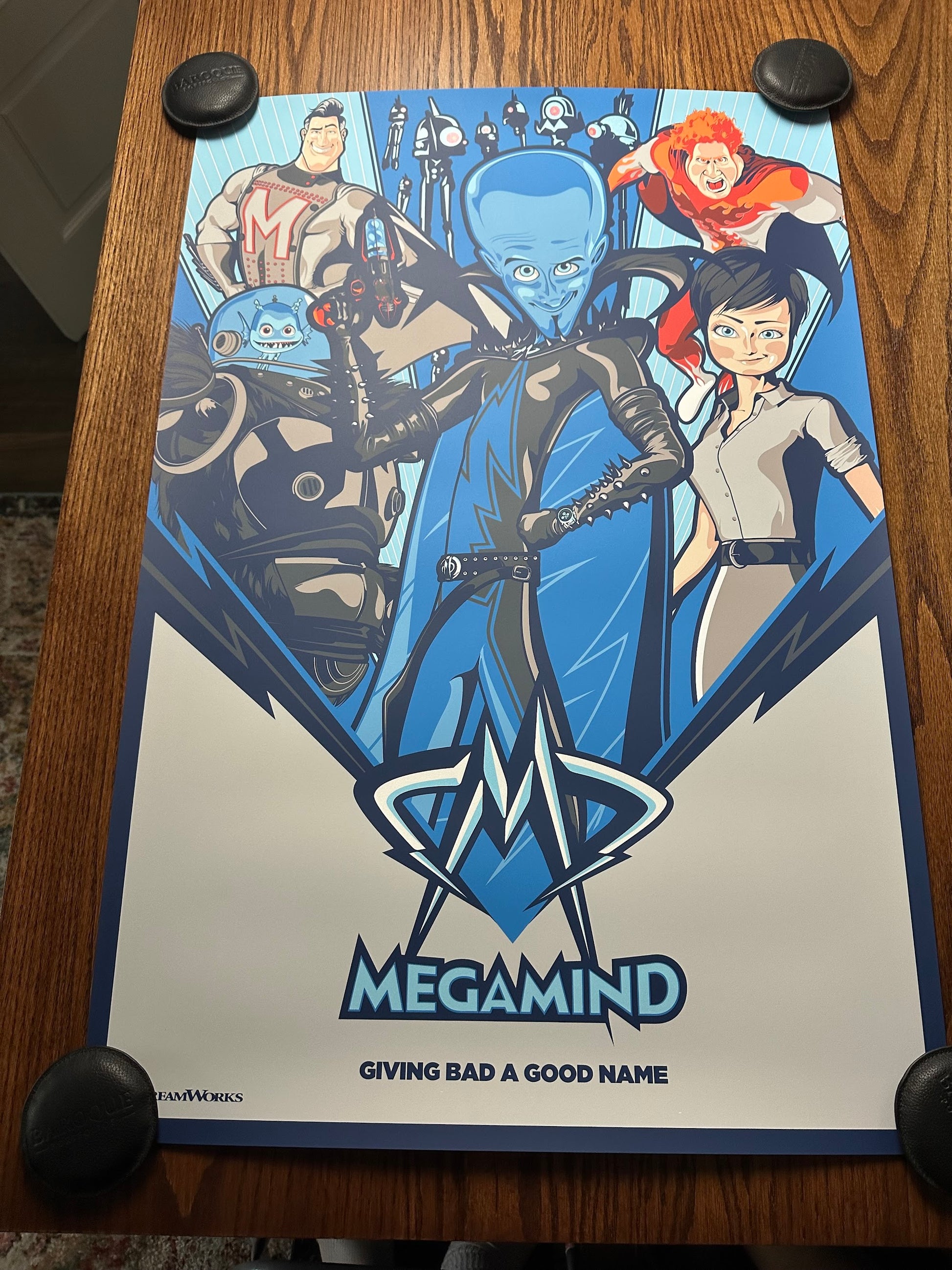 Salvador Anguiano - Megamind 24x36 movie poster
