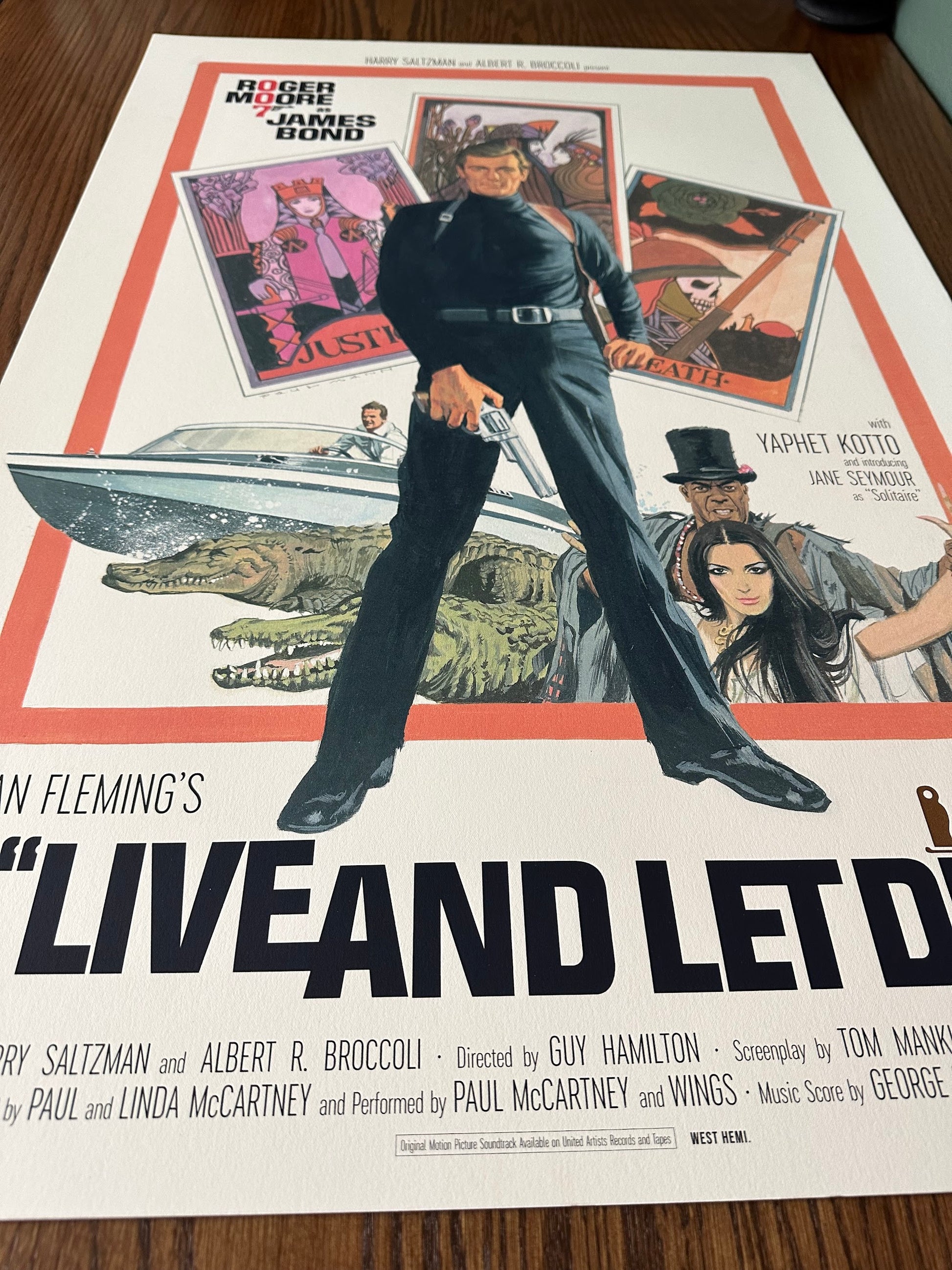 Paul Mann - James Bond Live and Let Die 24x36 movie poster - detail image 6