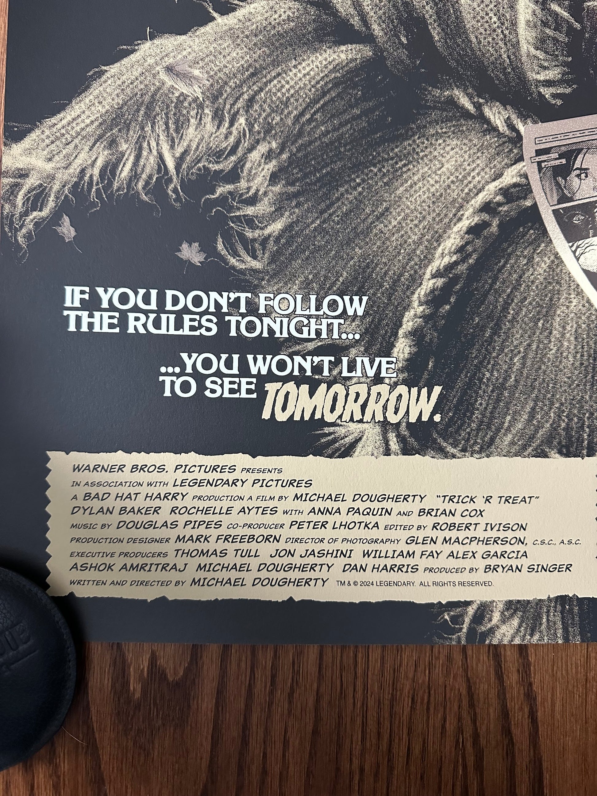 Matt Ryan Tobin - Trick r Treat Variant 24x36 movie poster - detail image 5