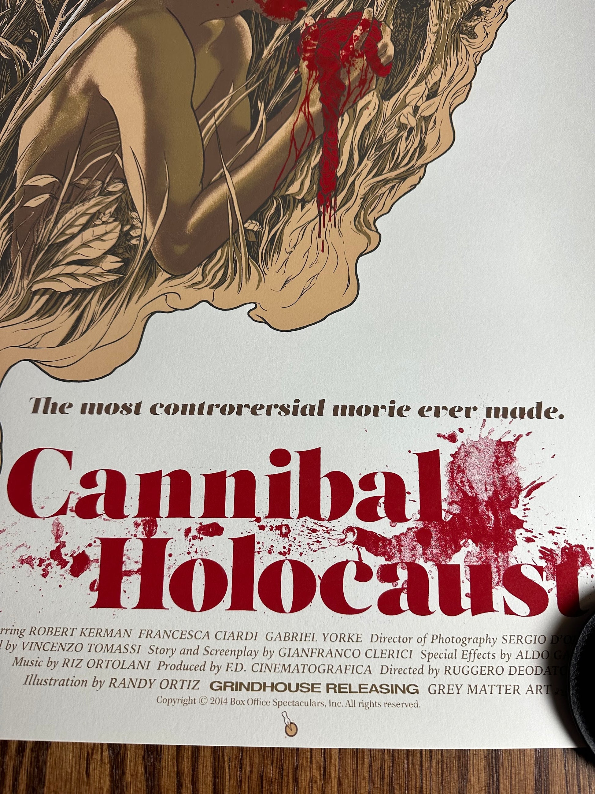 Randy Ortiz - Cannibal Holocaust 24x36 movie poster - detail image 5