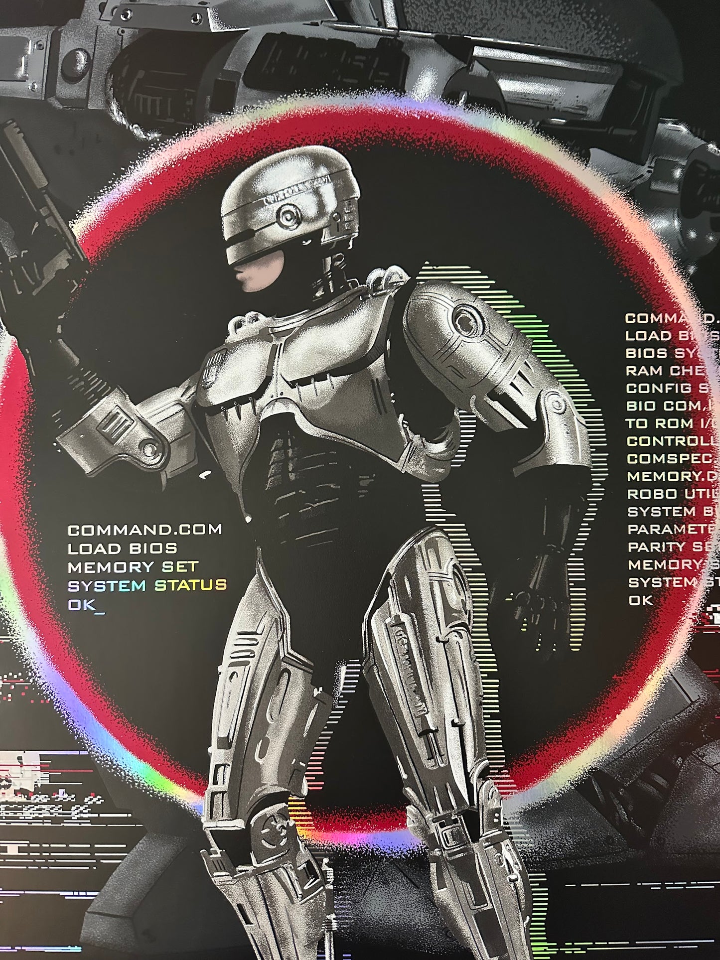 Raid71 - Robocop Holo-Foil 24x36 movie poster - detail image 2