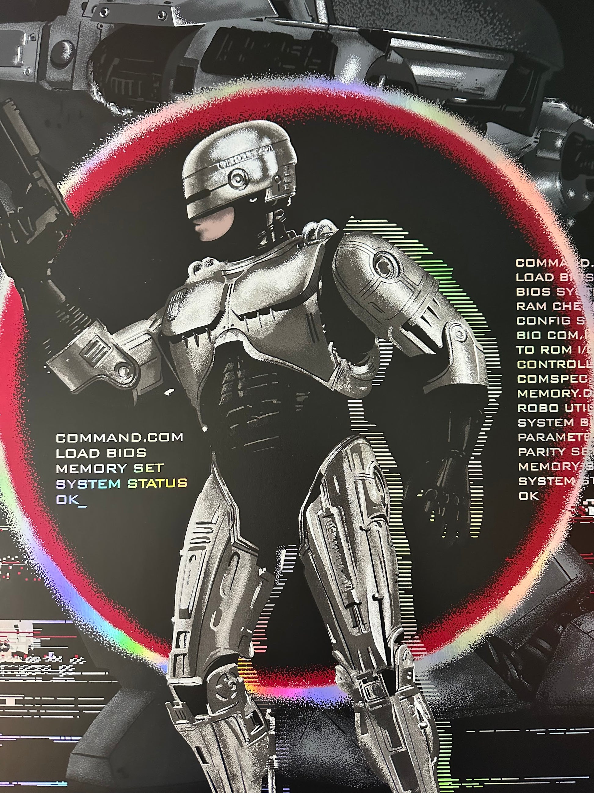 Raid71 - Robocop Holo-Foil 24x36 movie poster - detail image 2